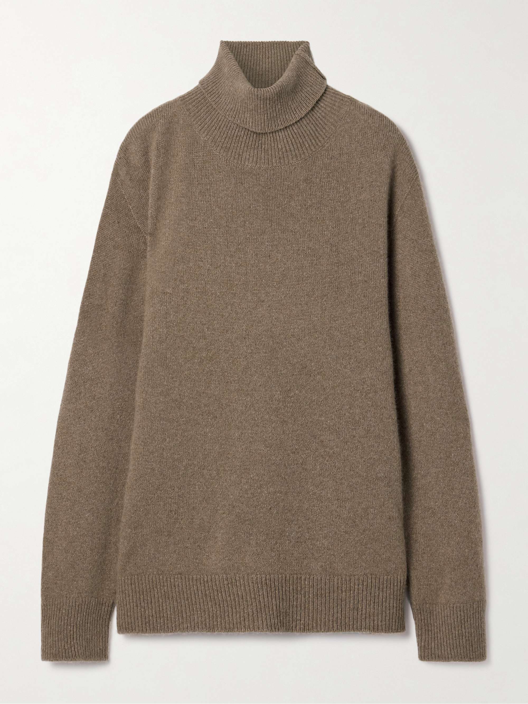 Hepny mélange cashmere turtleneck sweater view