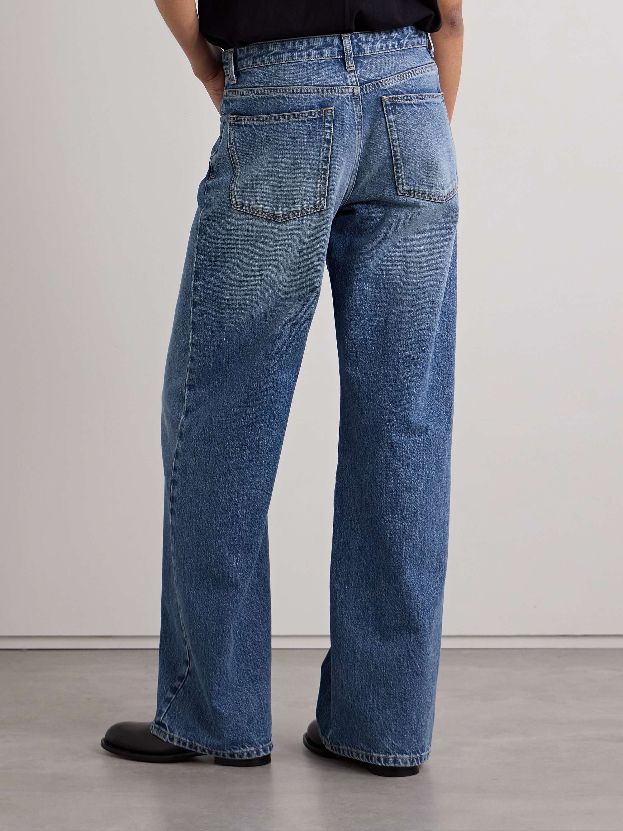 Eglitta mid-rise straight-leg jeans view