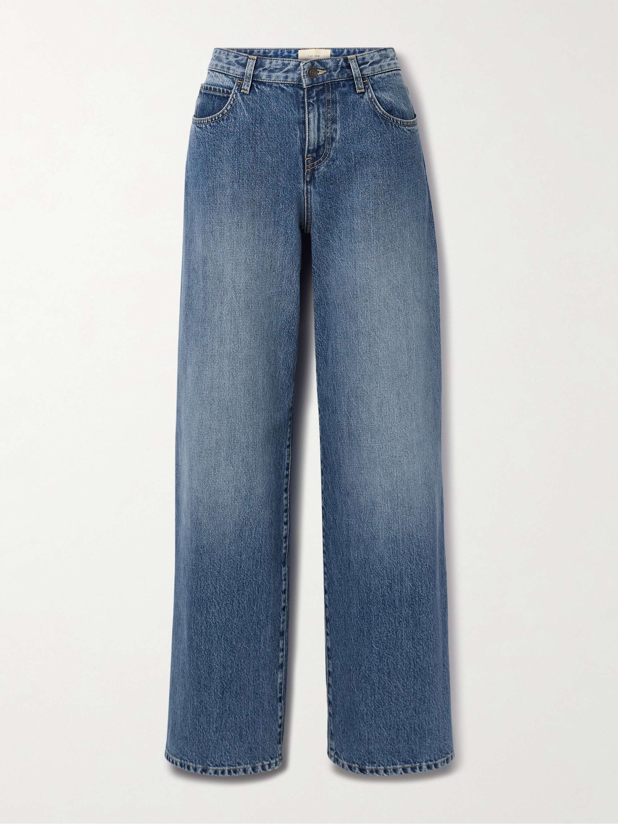 Eglitta mid-rise straight-leg jeans view