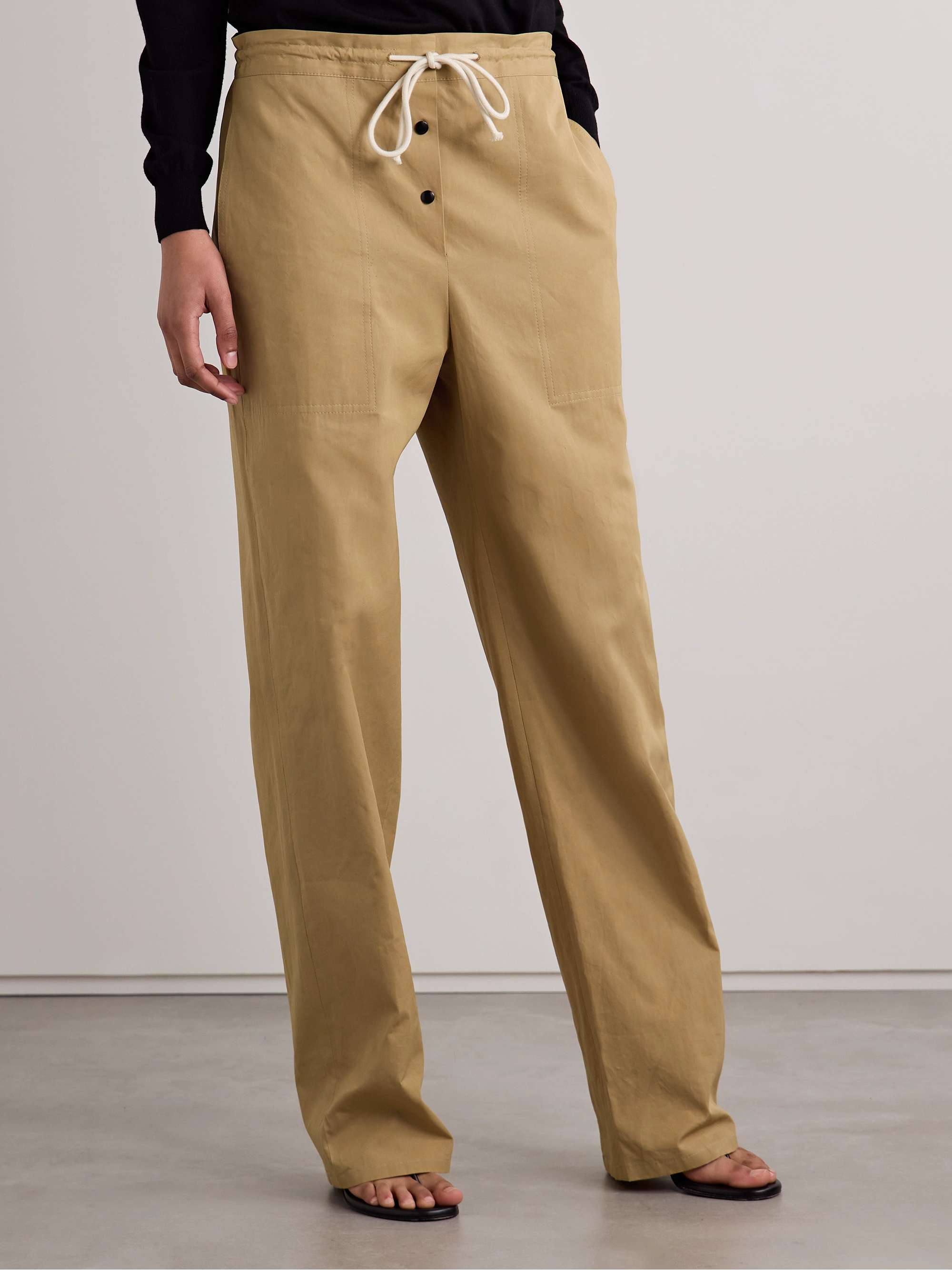 Bonette cotton straight-leg pants view