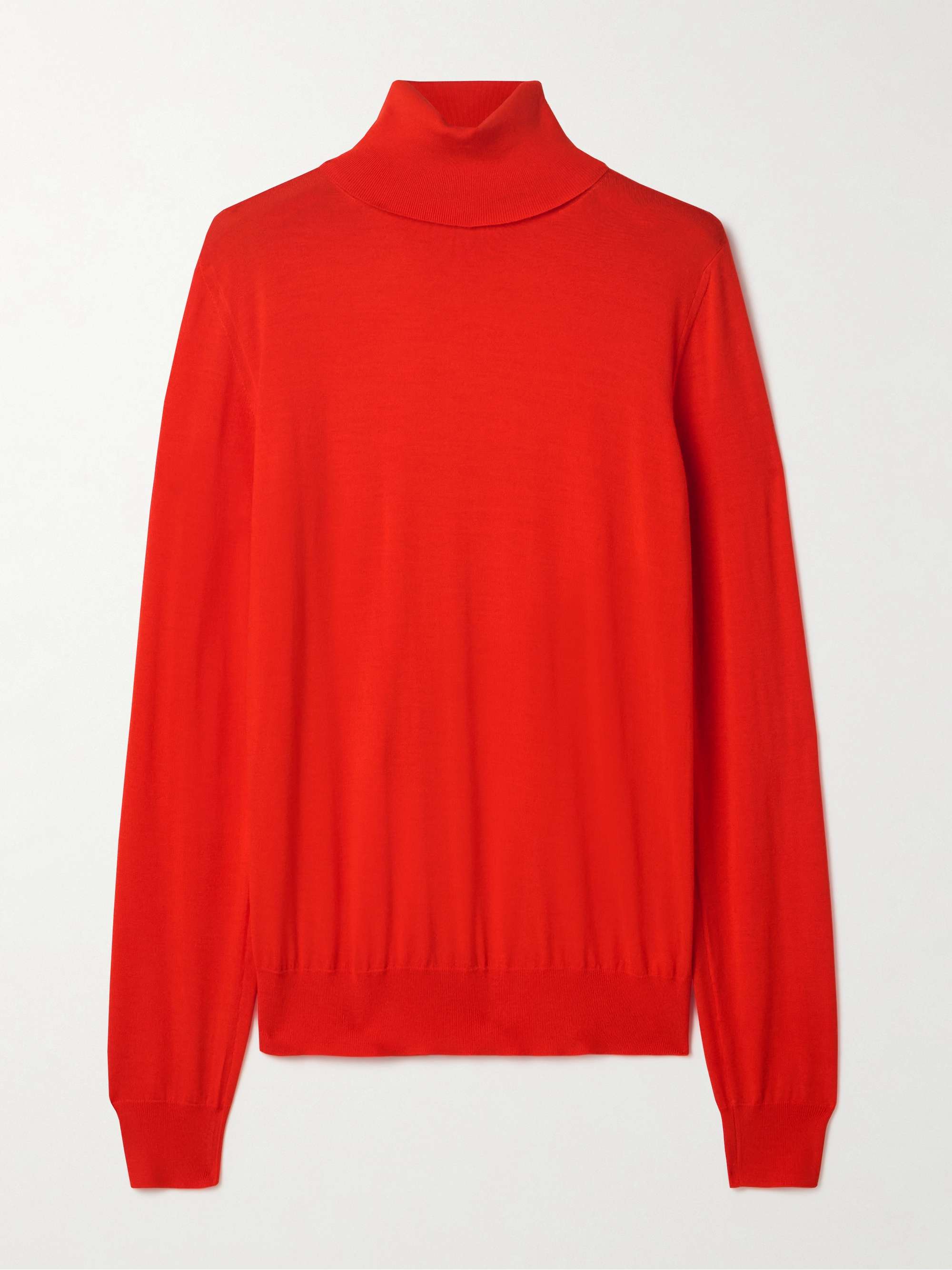 Heva wool-jersey turtleneck sweater view