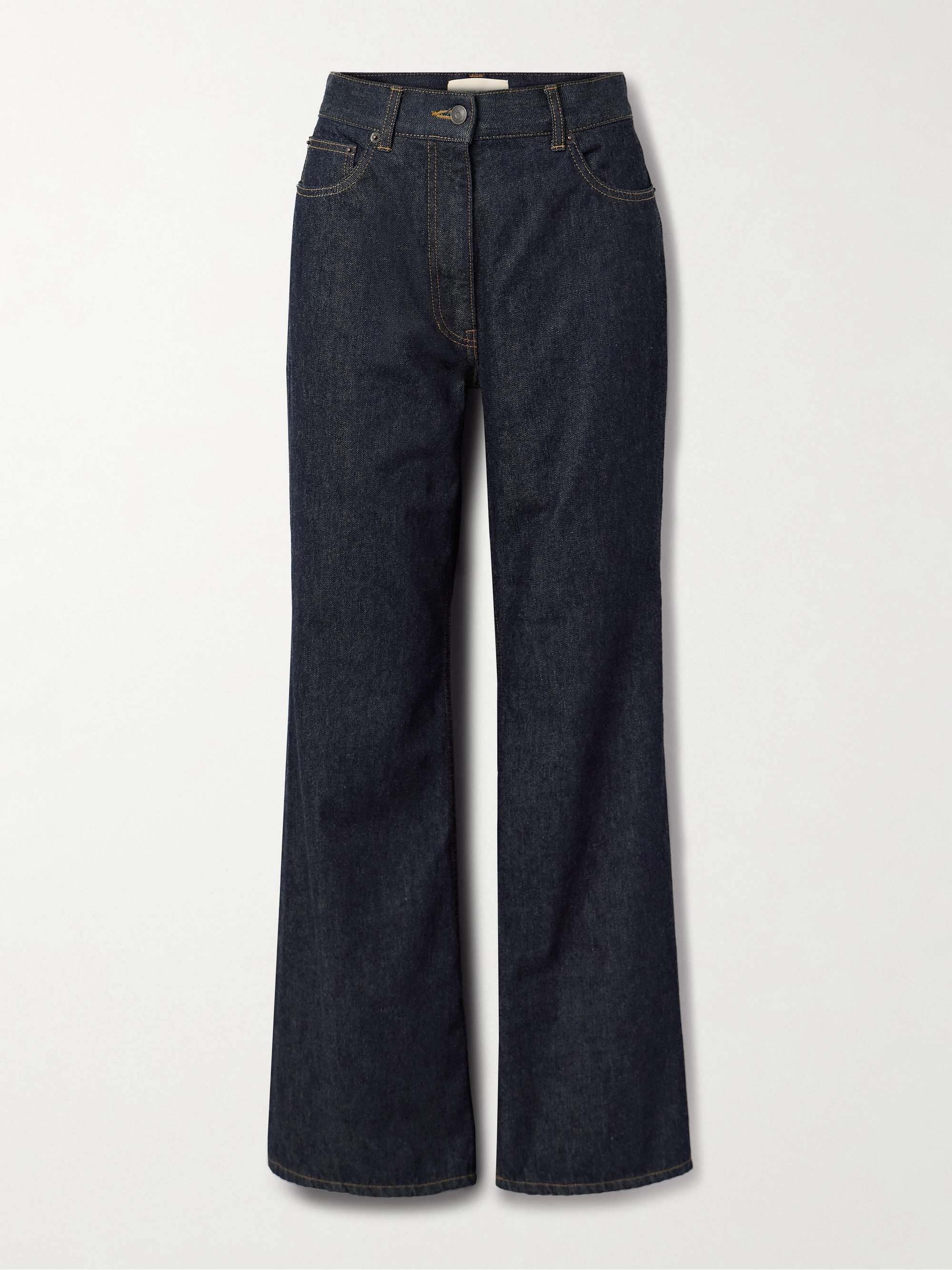 Dan mid-rise wide-leg jeans view