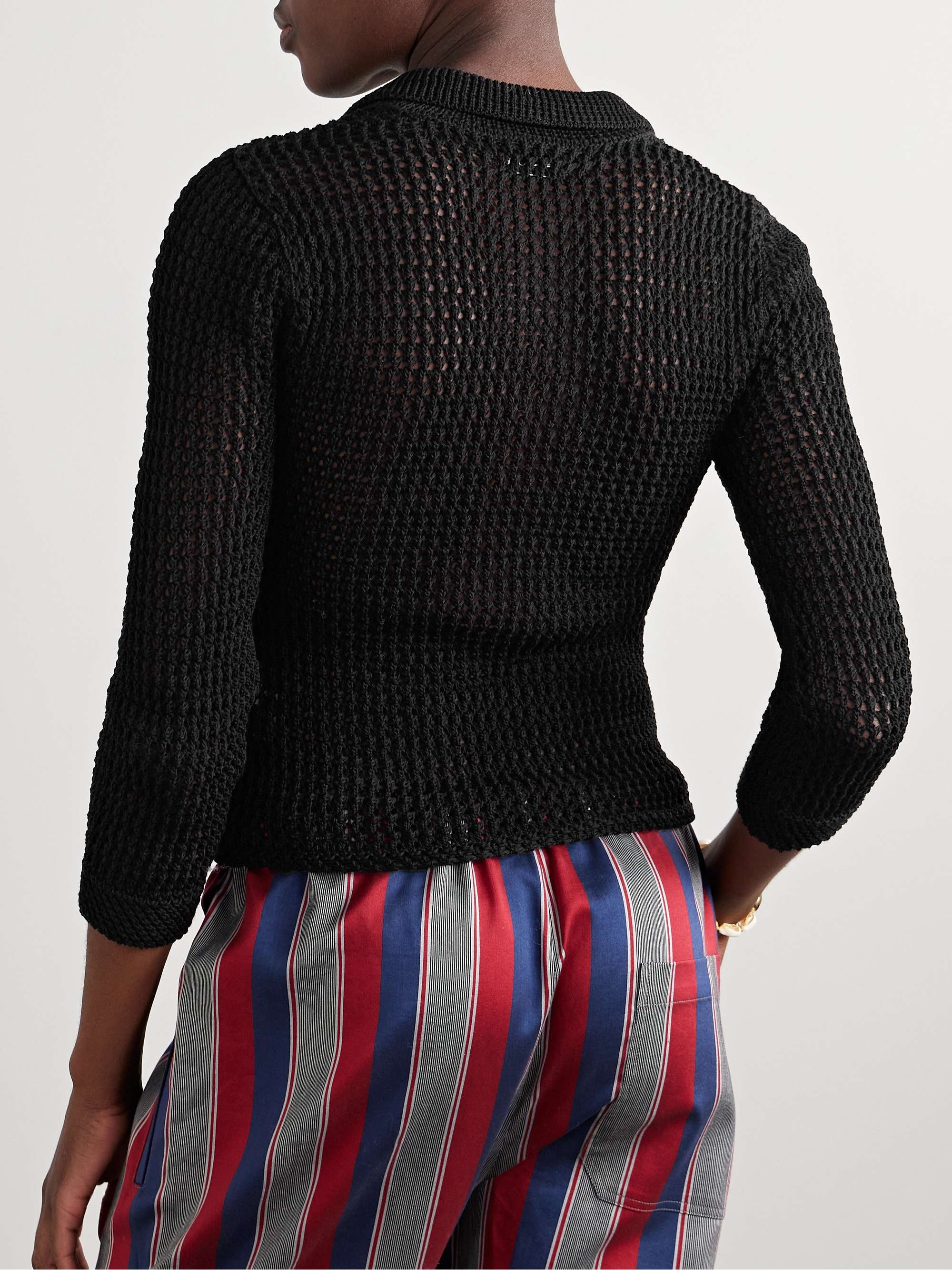 Willows crocheted cotton top view