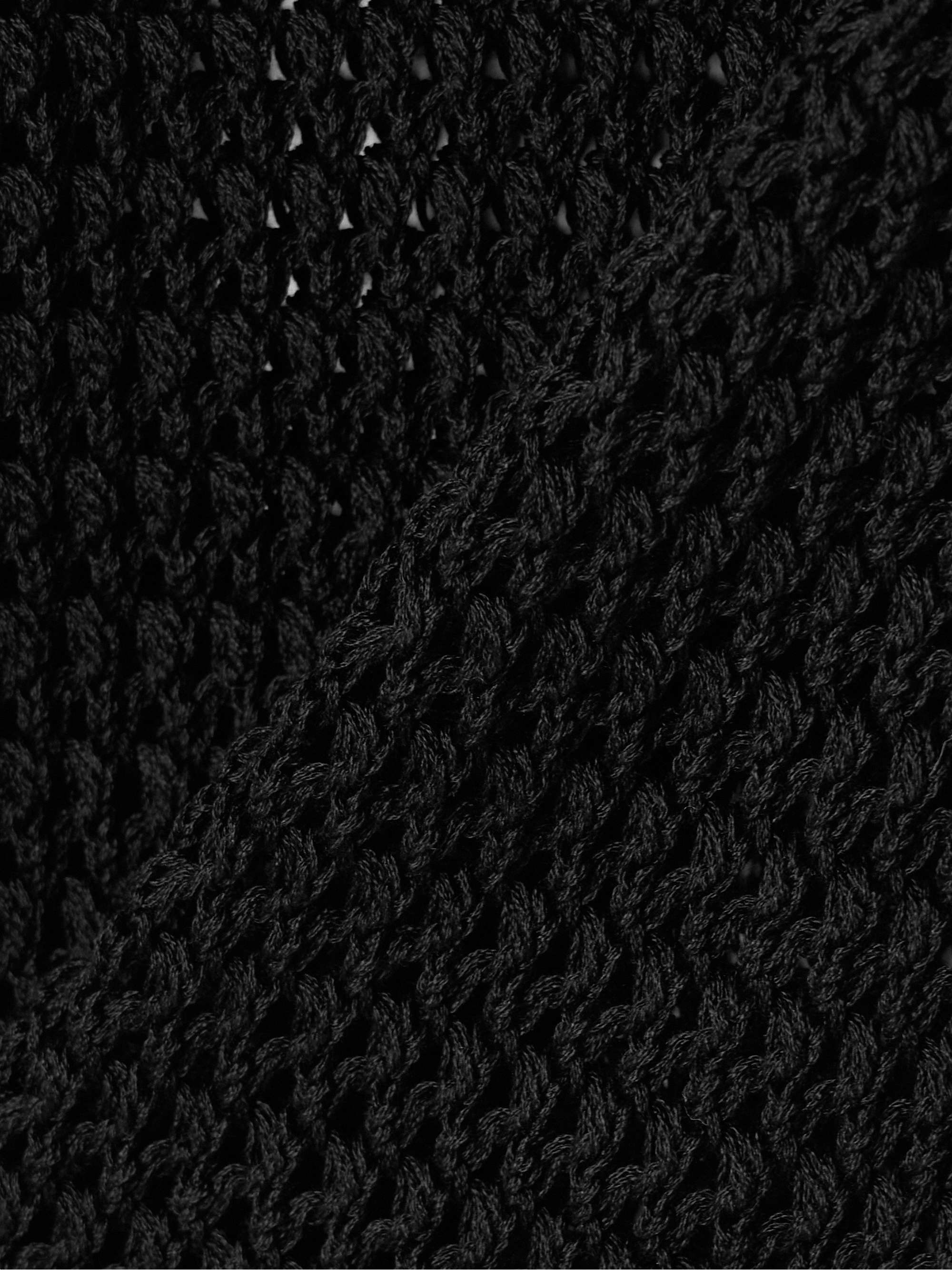 Willows crocheted cotton top view