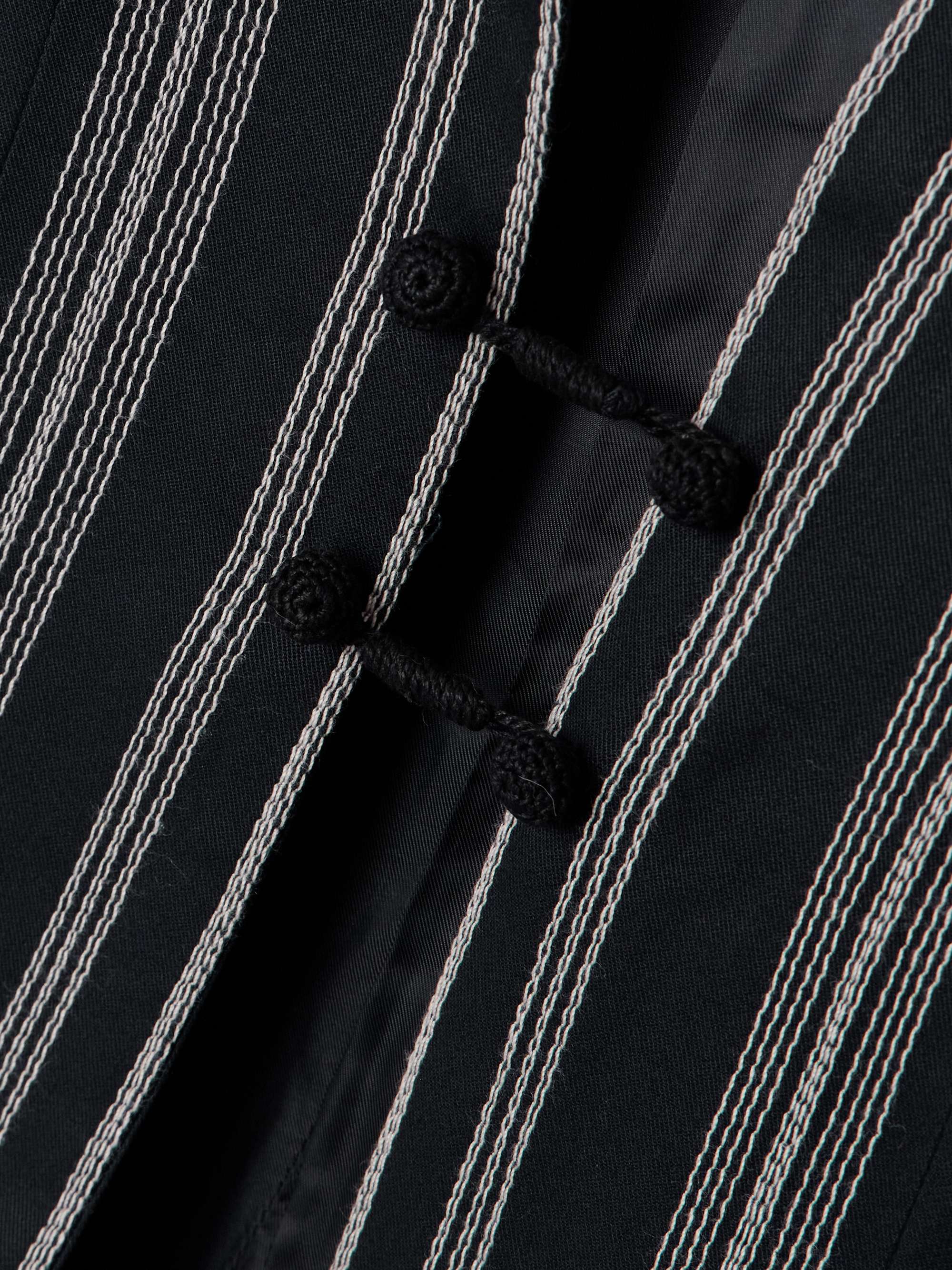 Mathilde embroidered satin jacket view