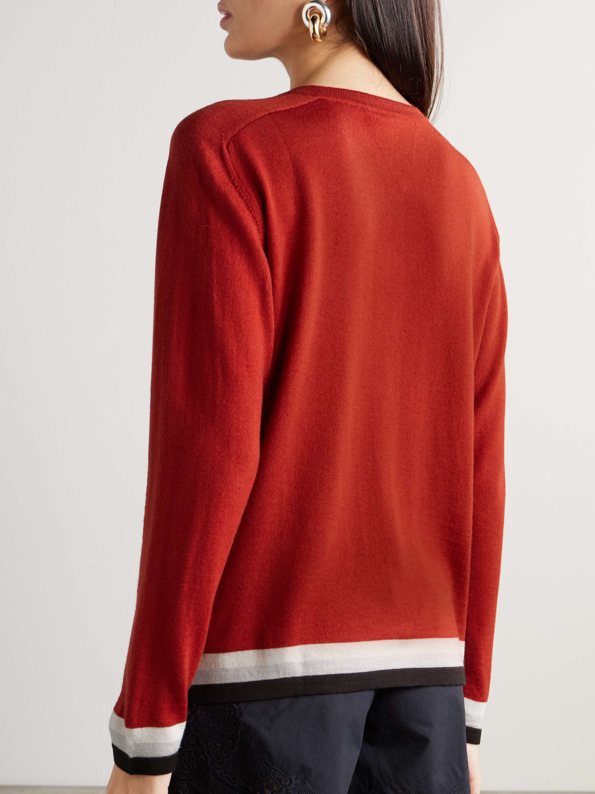 Fairground merino wool cardigan view