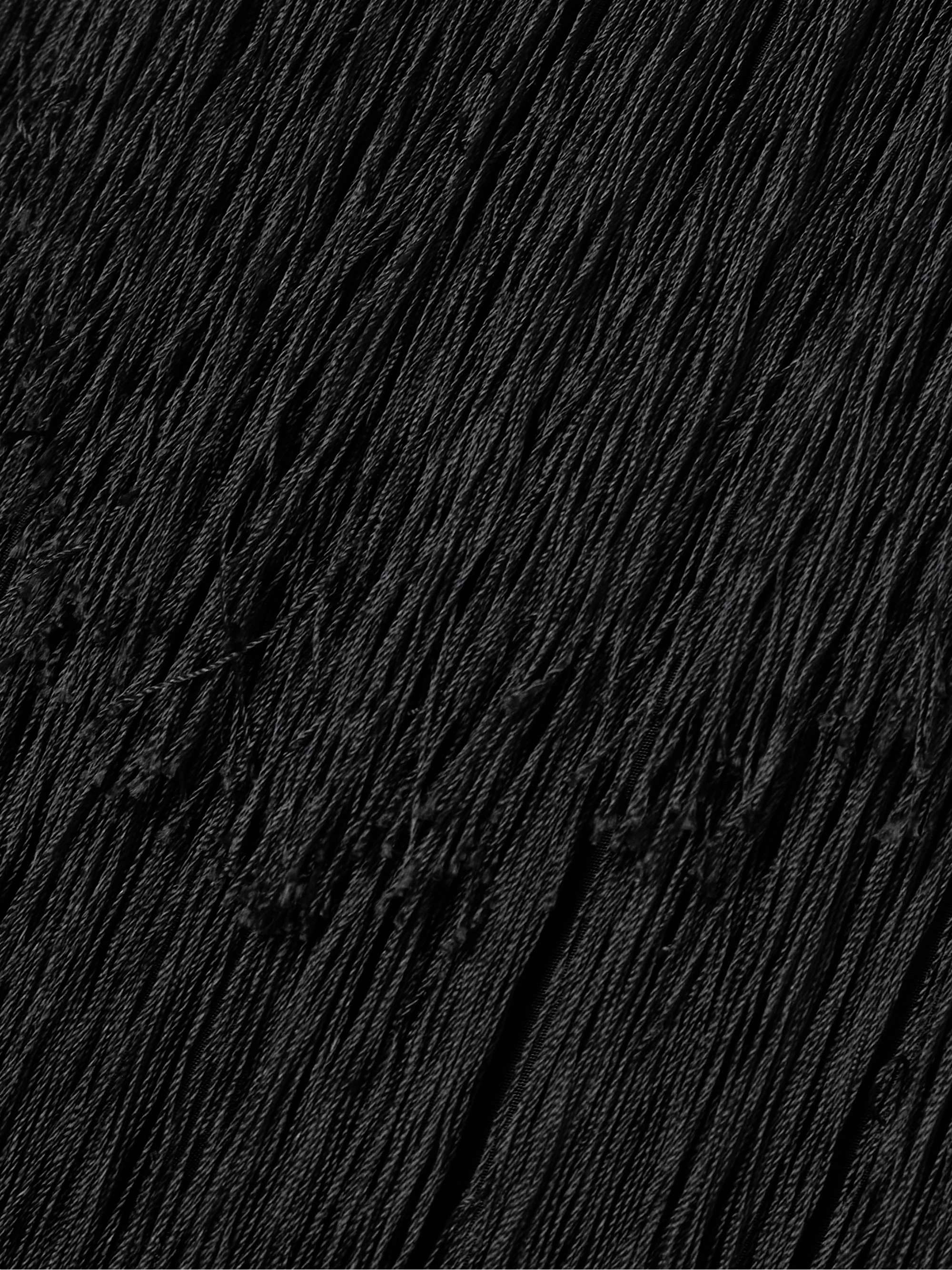 Sweeper fringed silk jumpsuit view
