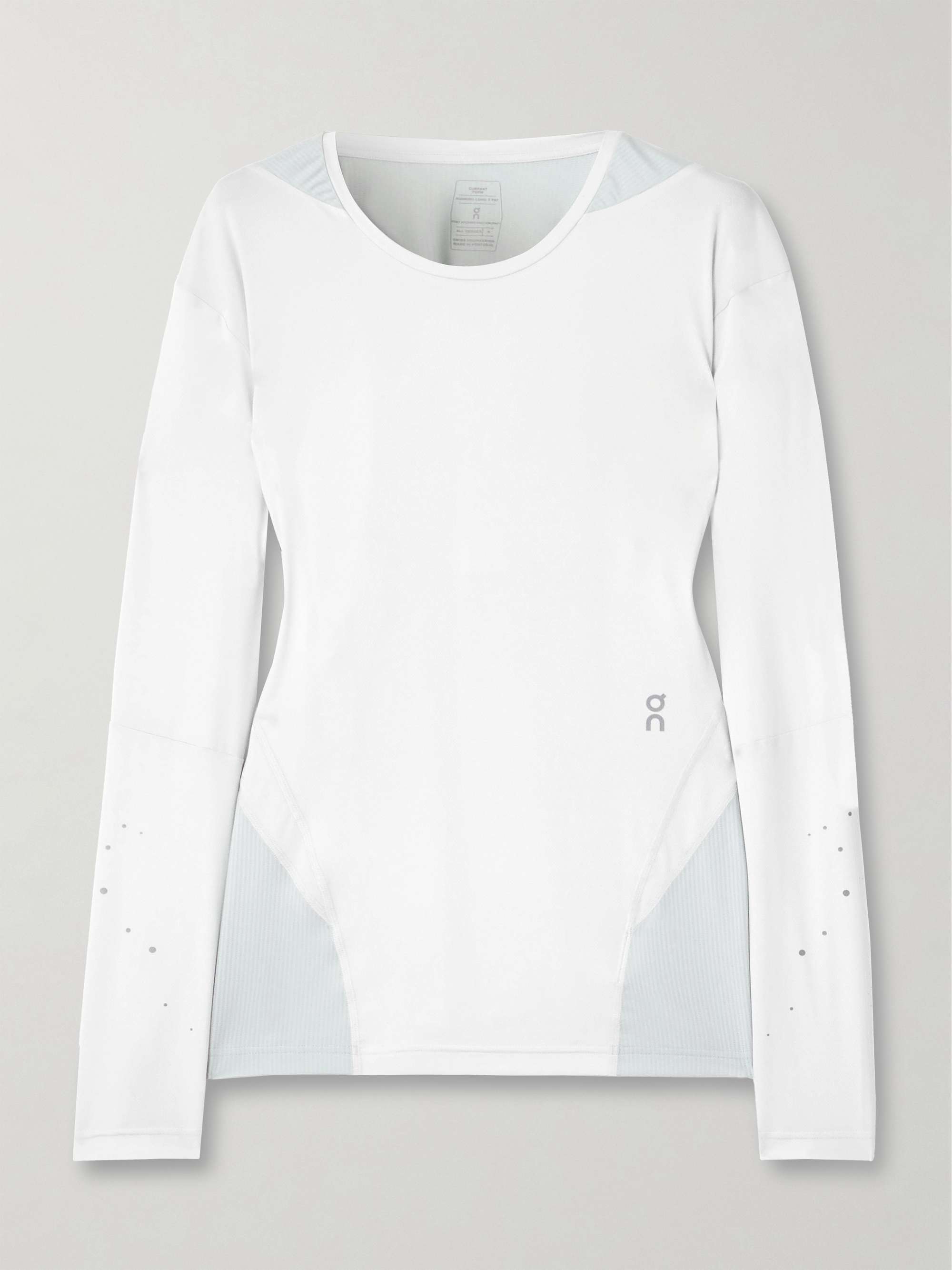 + Post Archive Faction paneled mesh and stretch-jersey T-shirt view