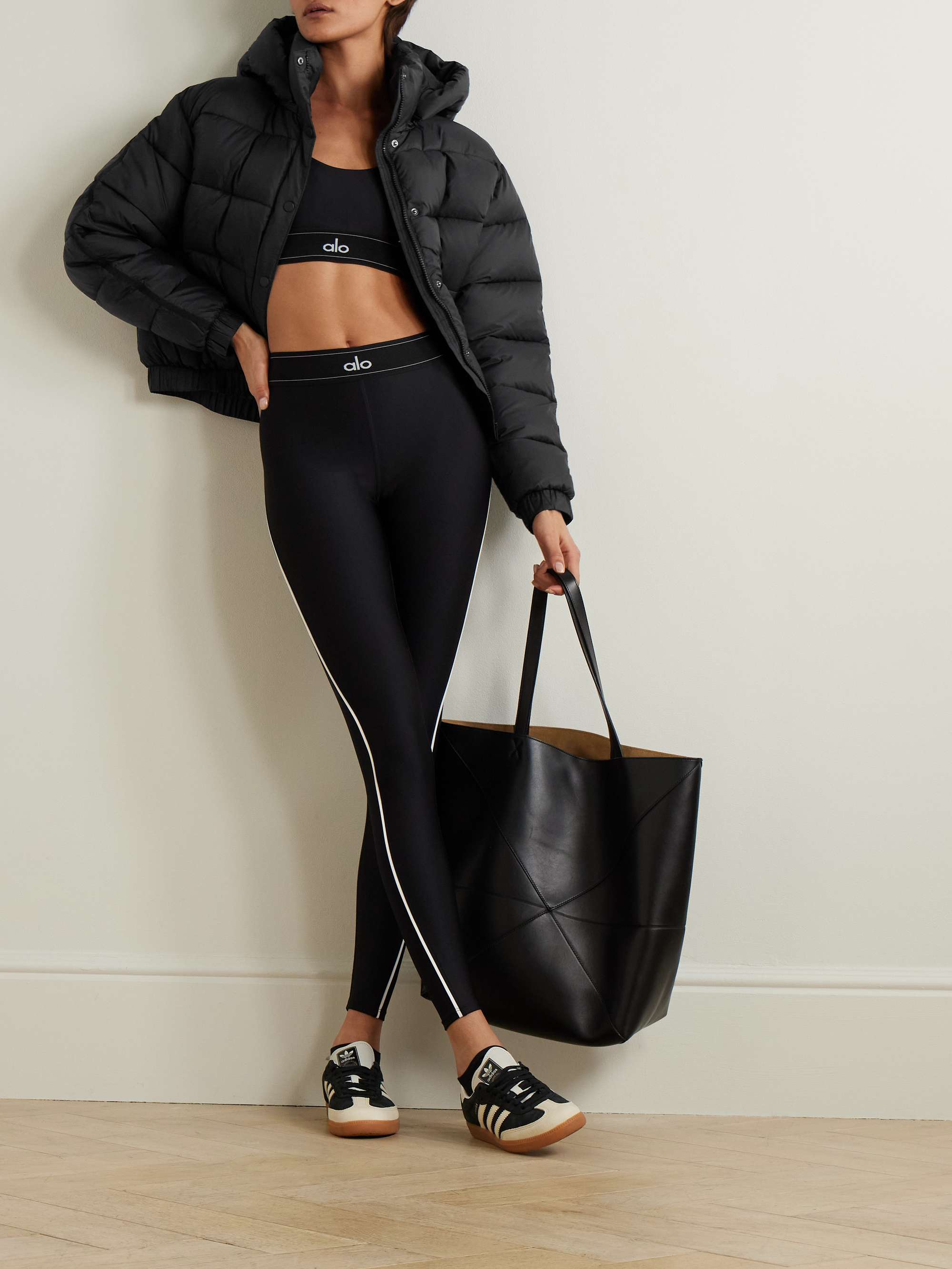 Aspen Love hooded quilted padded ripstop jacket view