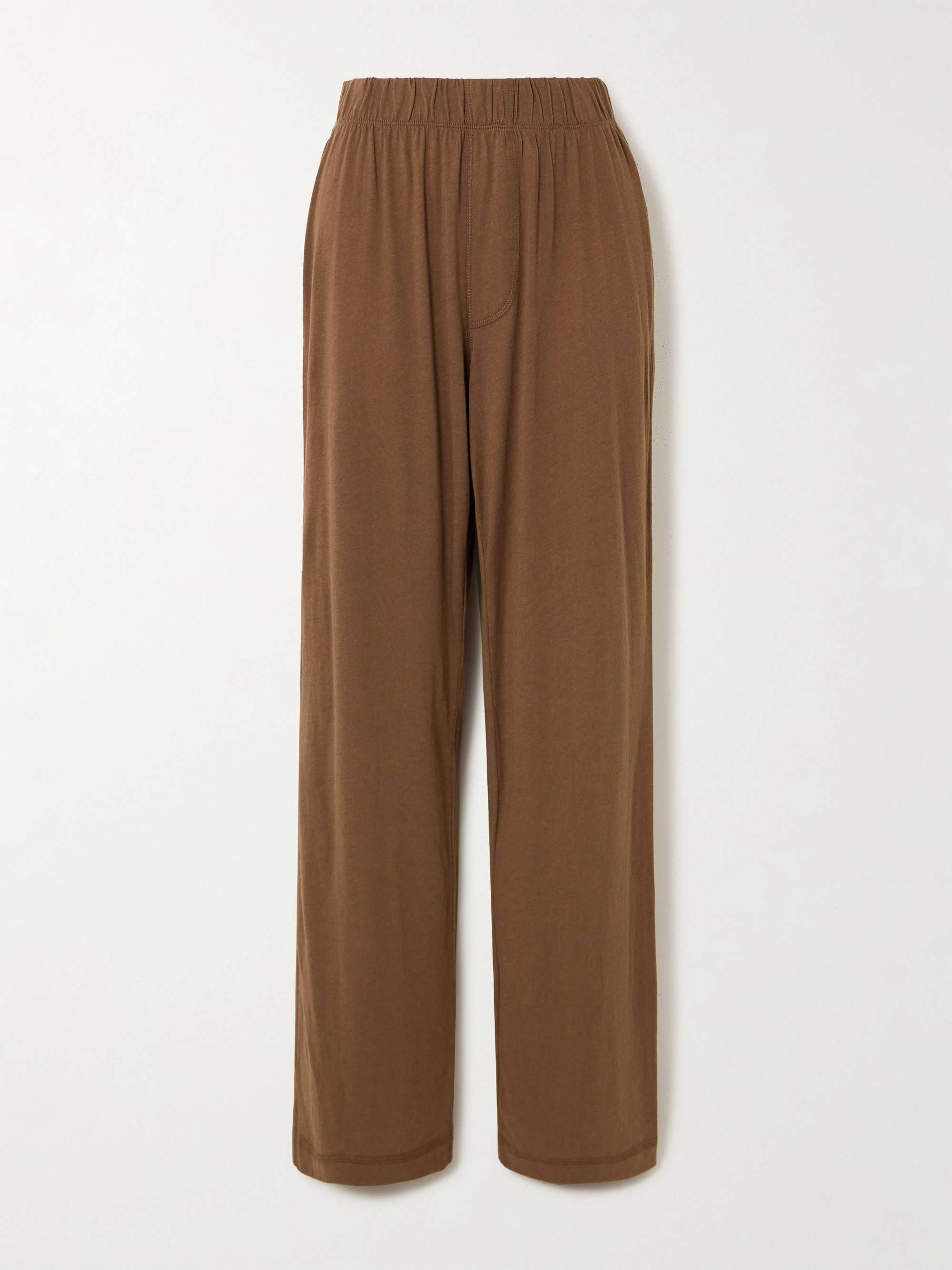 Lounge cotton and modal-blend jersey pants view