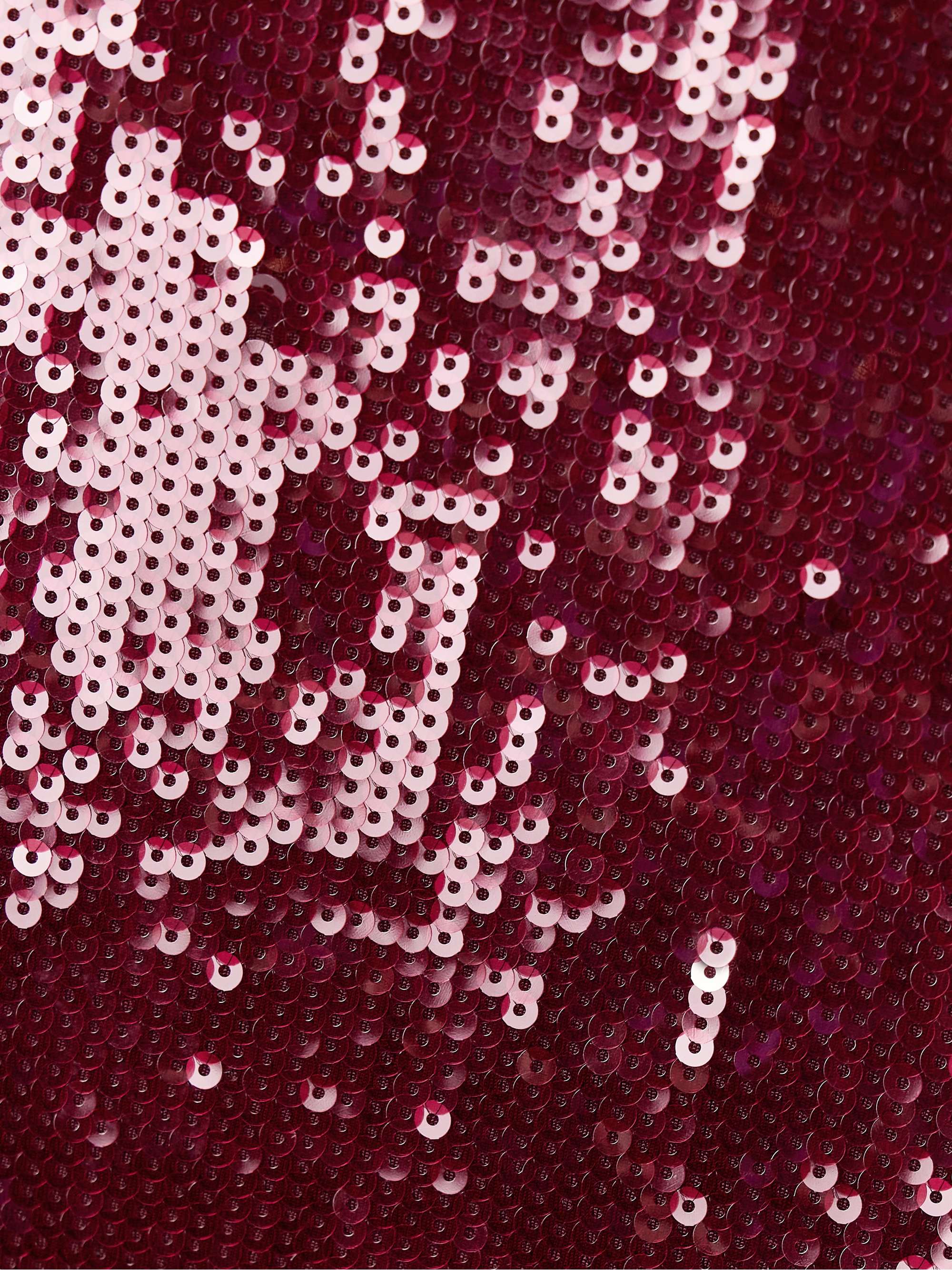 Koa sequined stretch-tulle midi skirt view