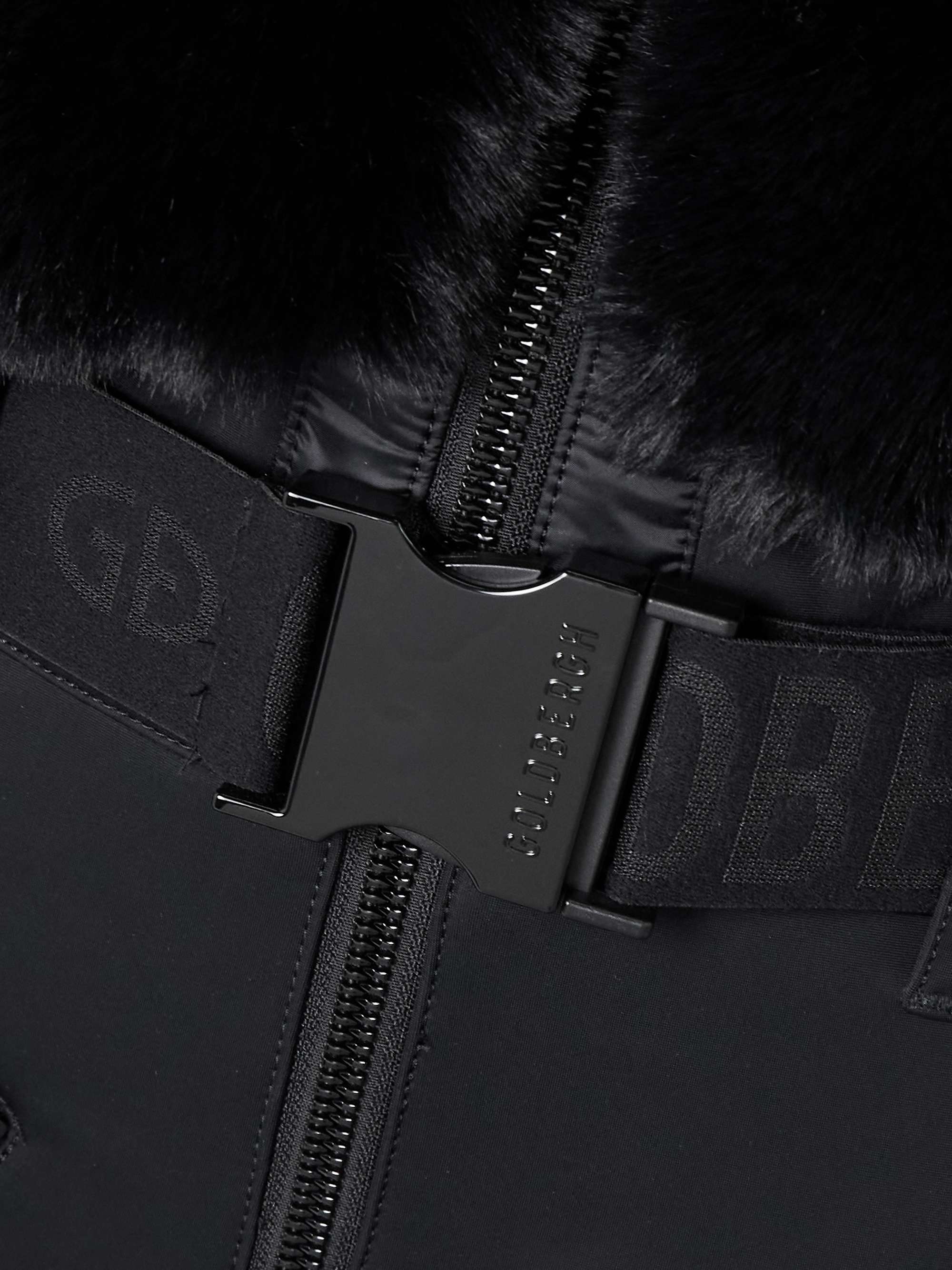 Lieke belted faux-fur ski suit view