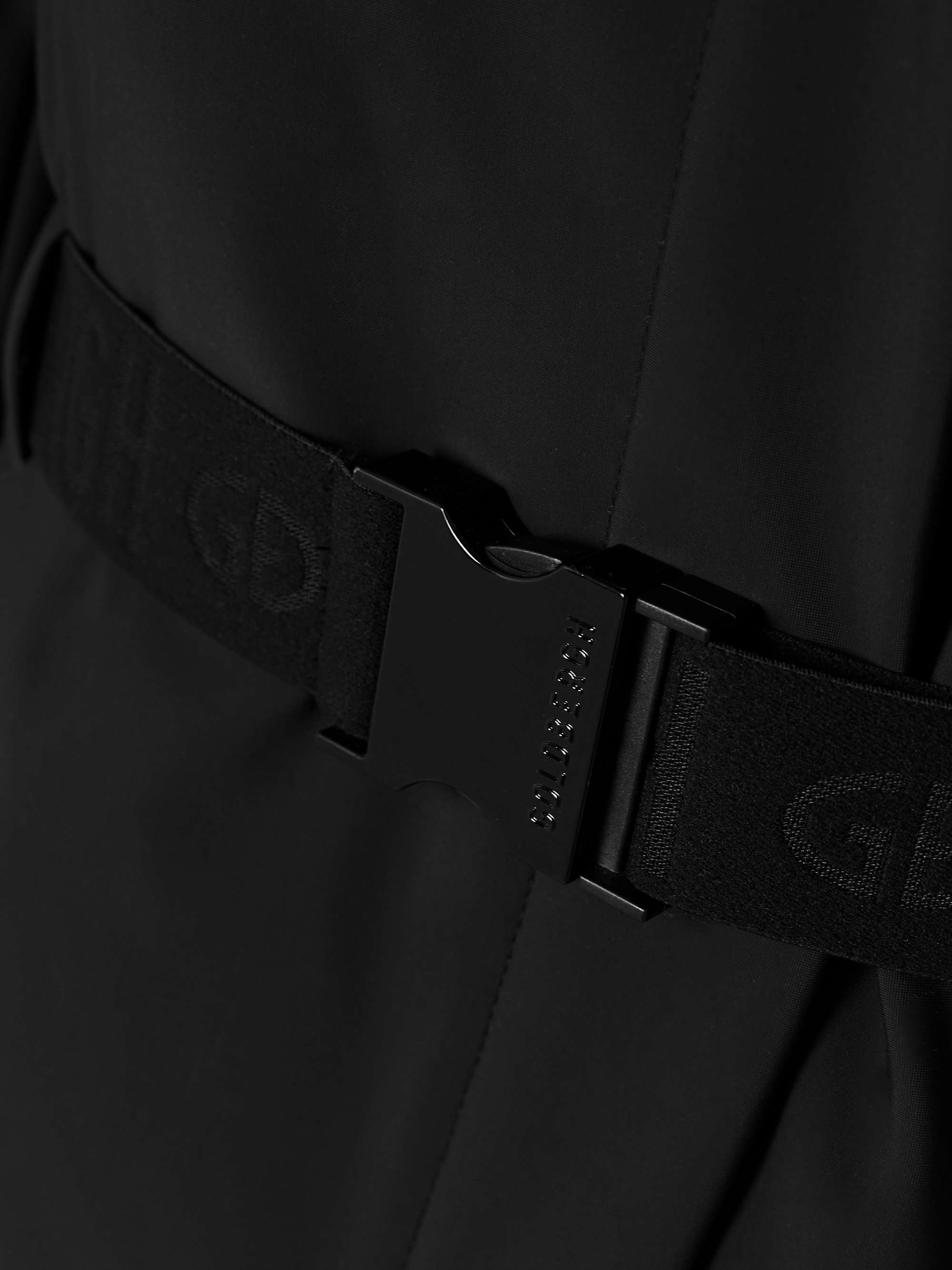 Elegante belted ski jacket view
