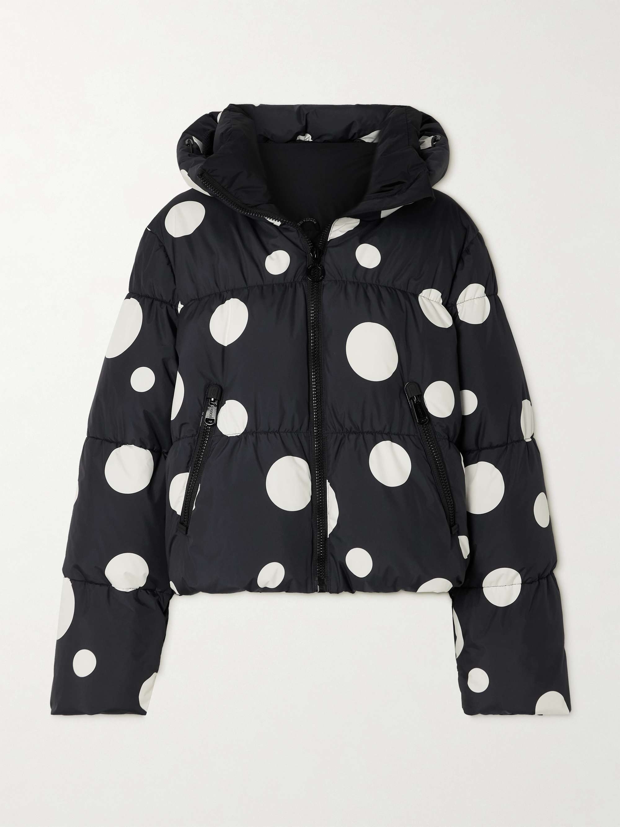 Grand polka-dot ski jacket view