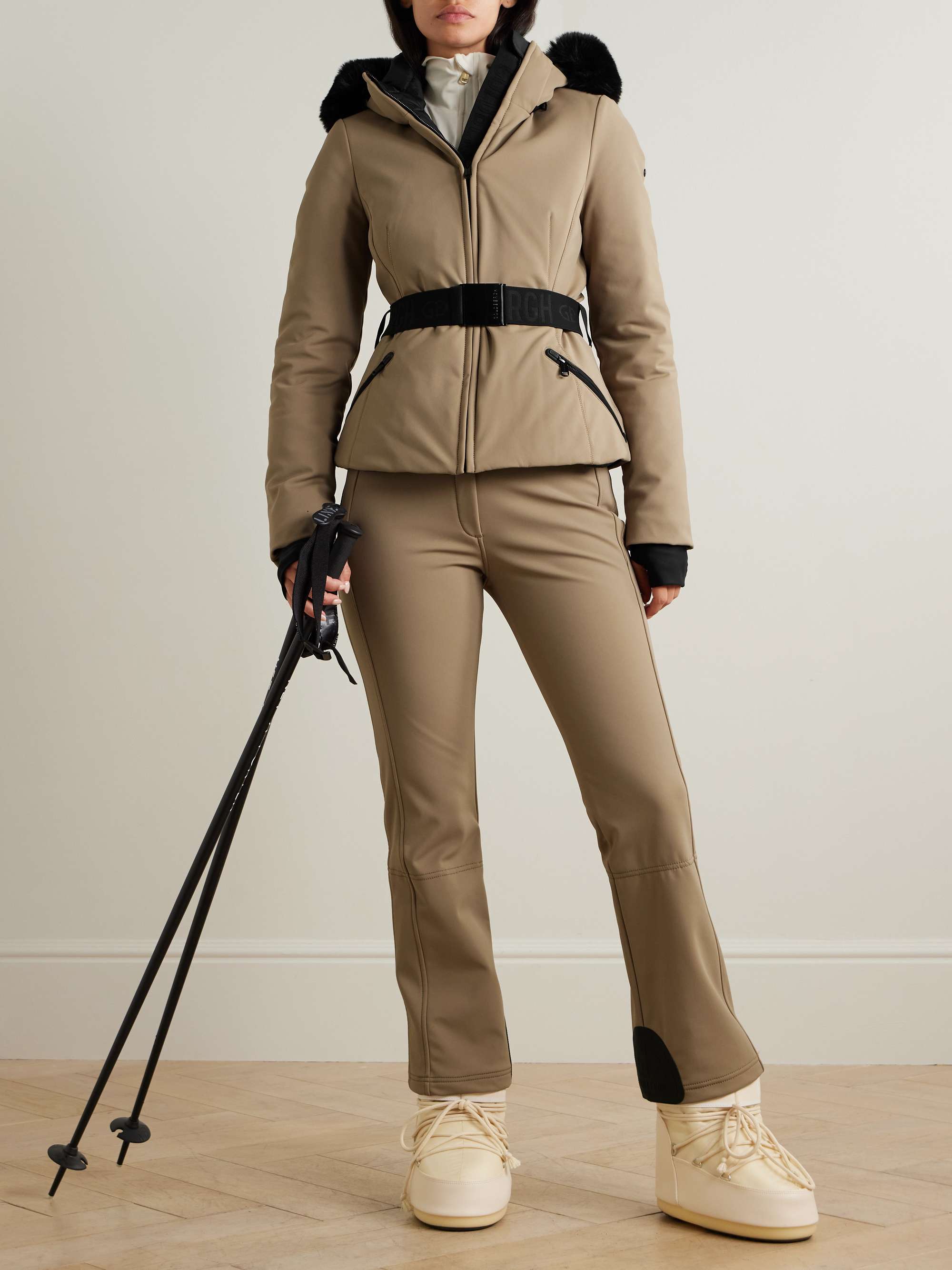 Pippa belted flared ski pants view
