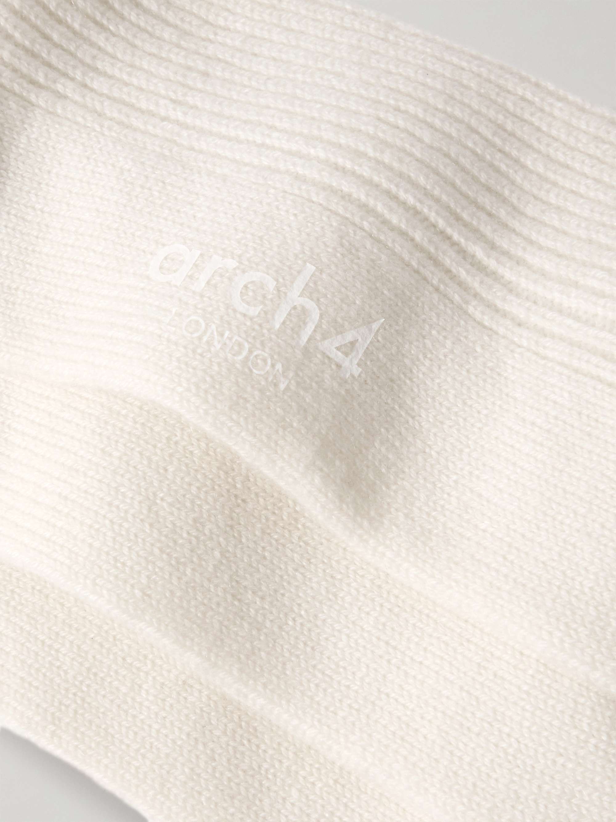 Lucia set of three ribbed cashmere socks view