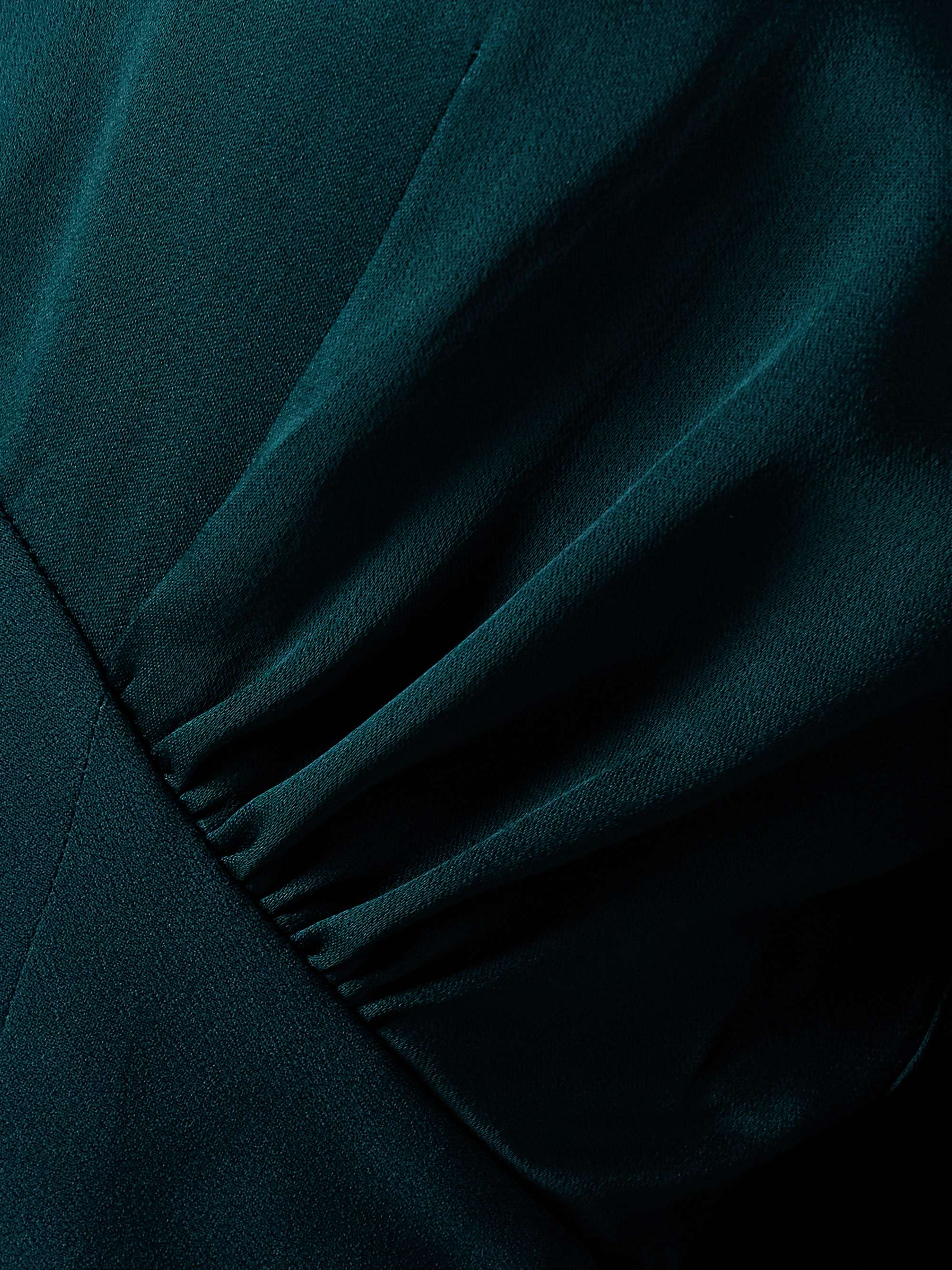 Huston cutout silk-satin and crepe jumpsuit view