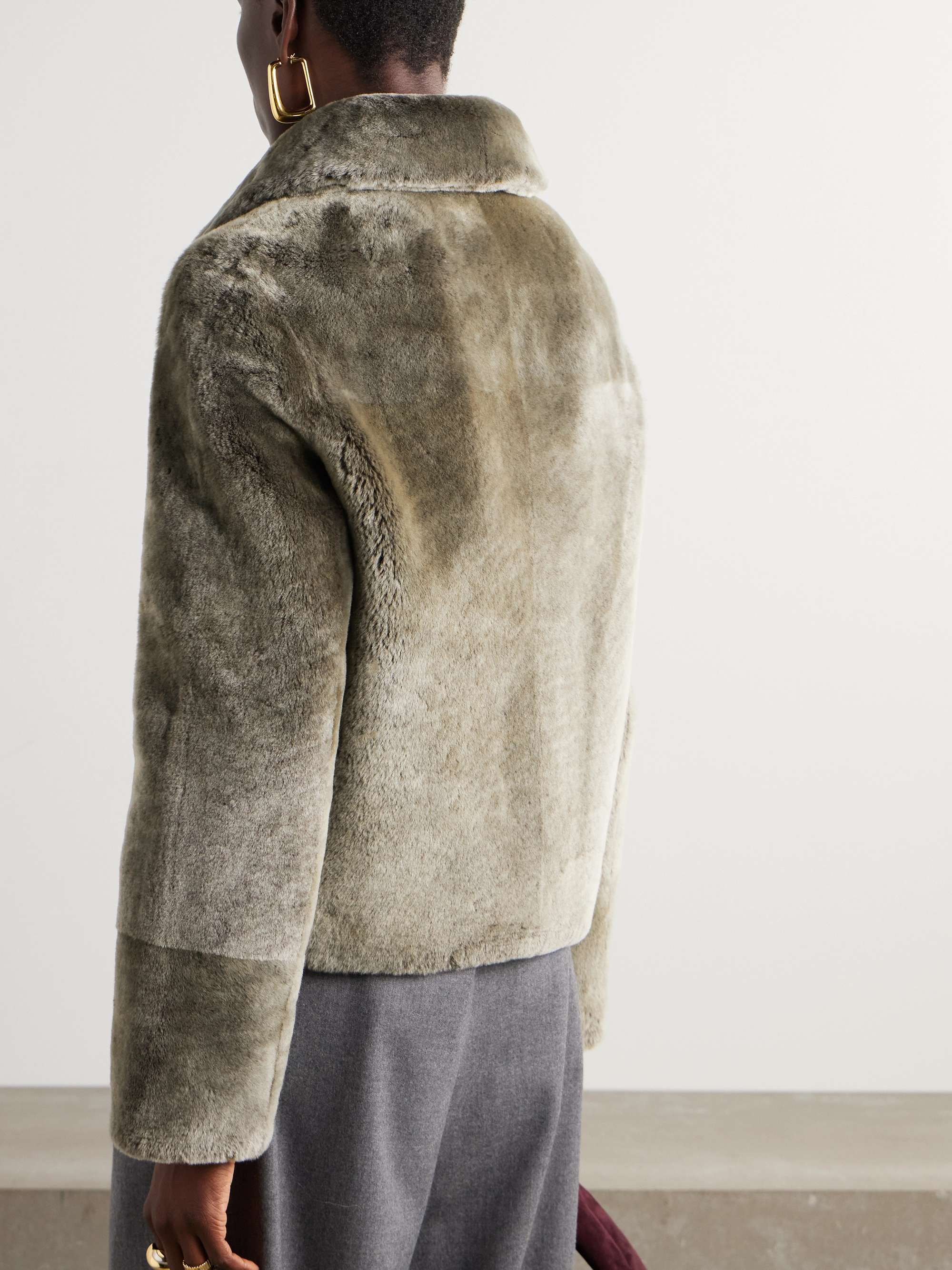 Shearling coat view