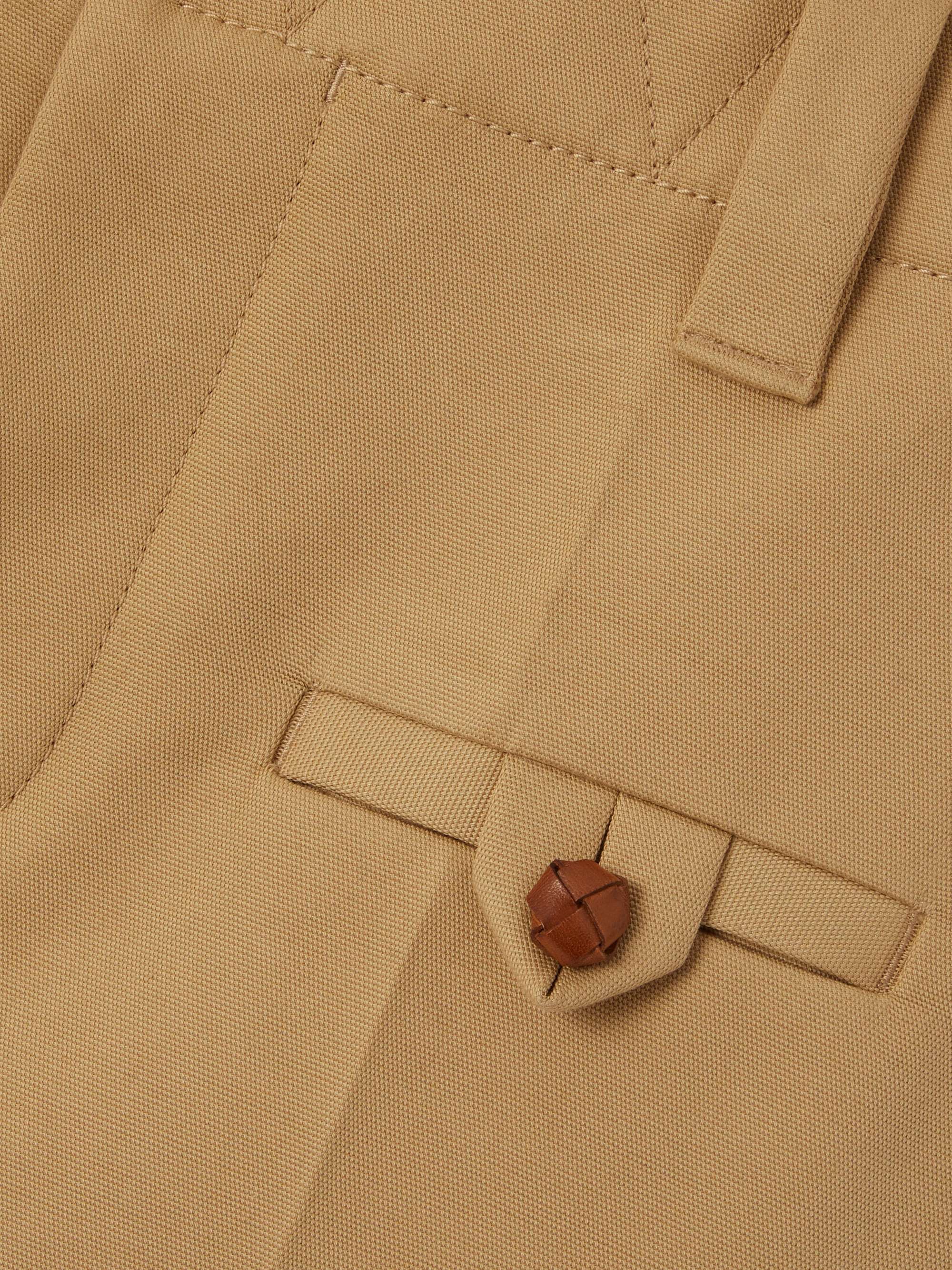 Cotton-canvas skirt view