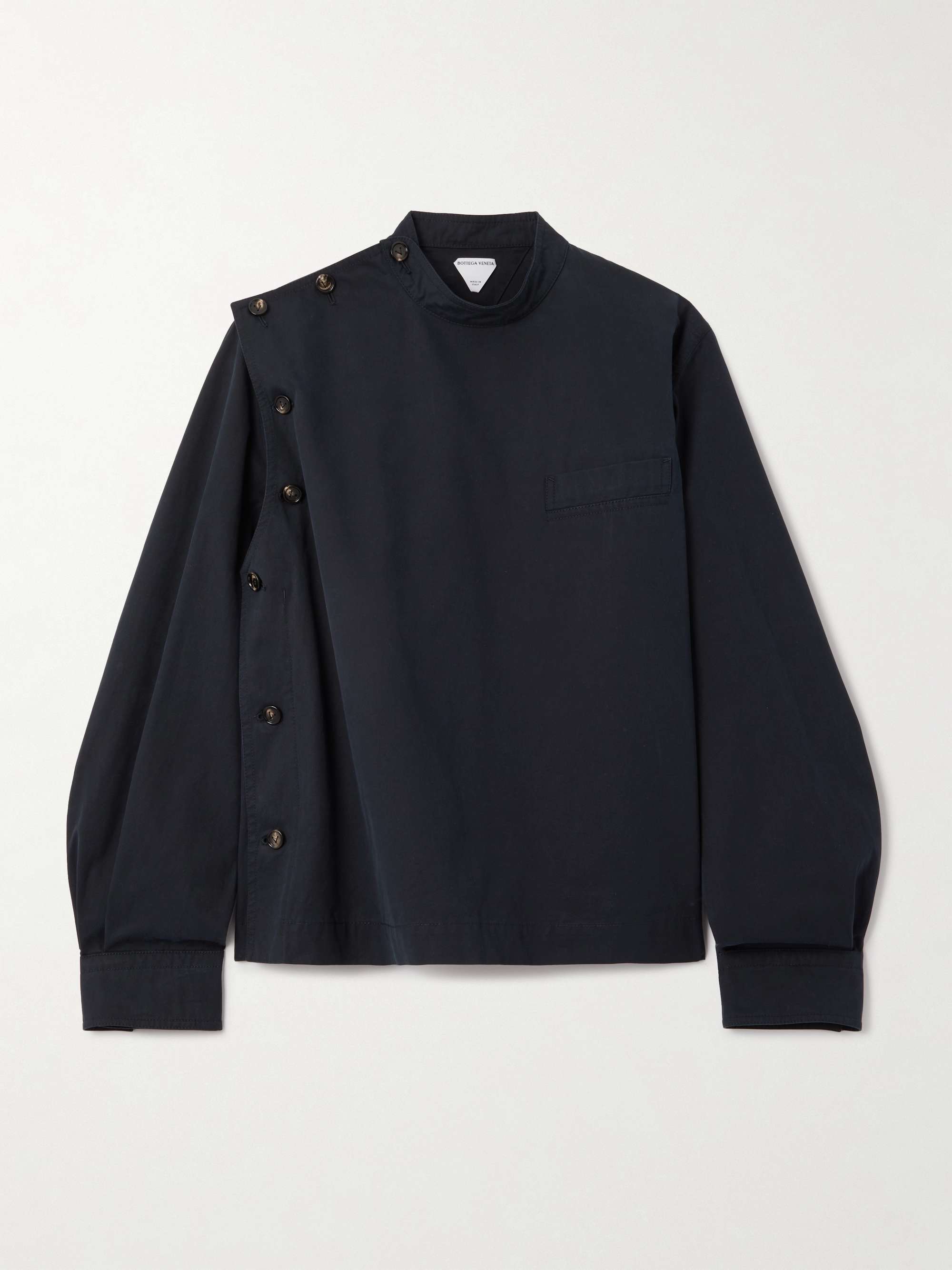 Cotton-twill blouse view