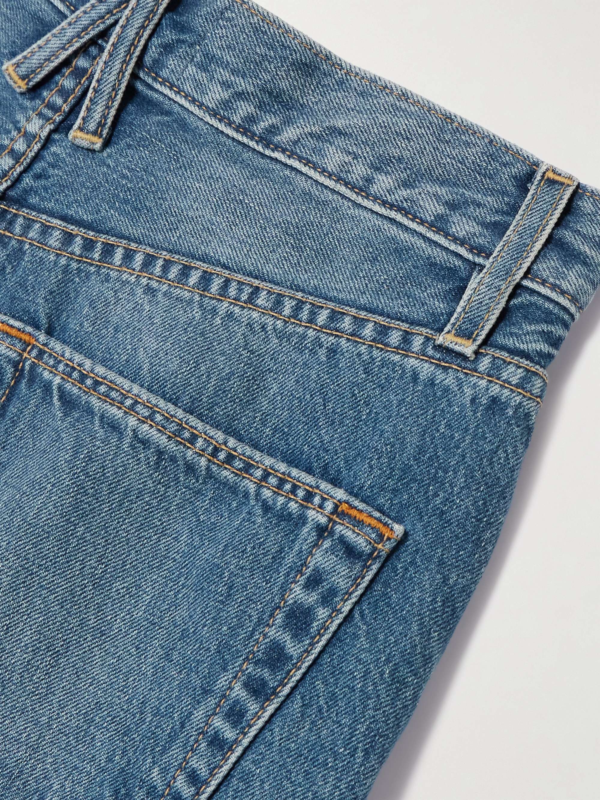 Eva high-rise wide-leg organic jeans view