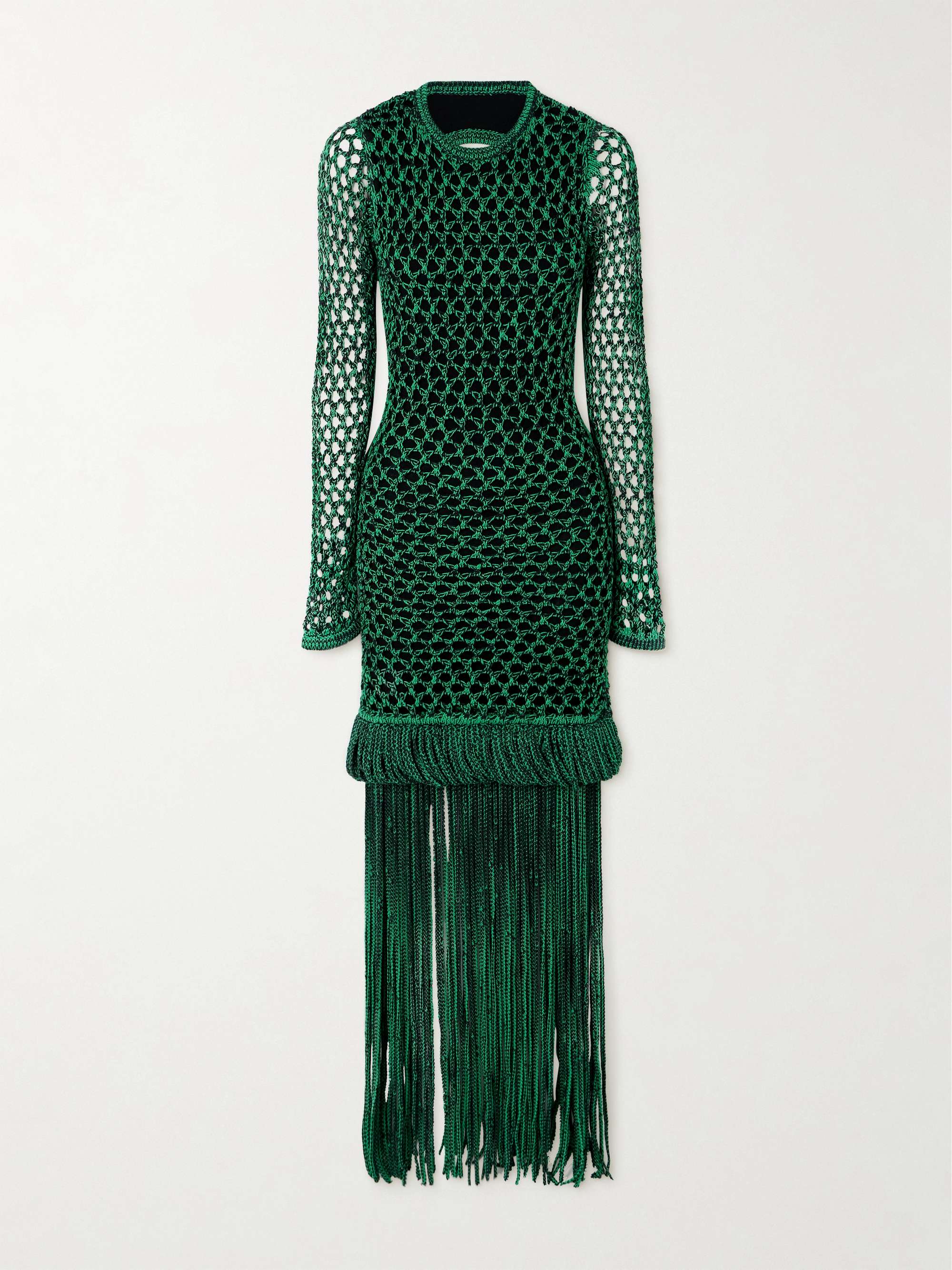 + The Vanguard Medusa open-back crocheted cotton-blend dress view
