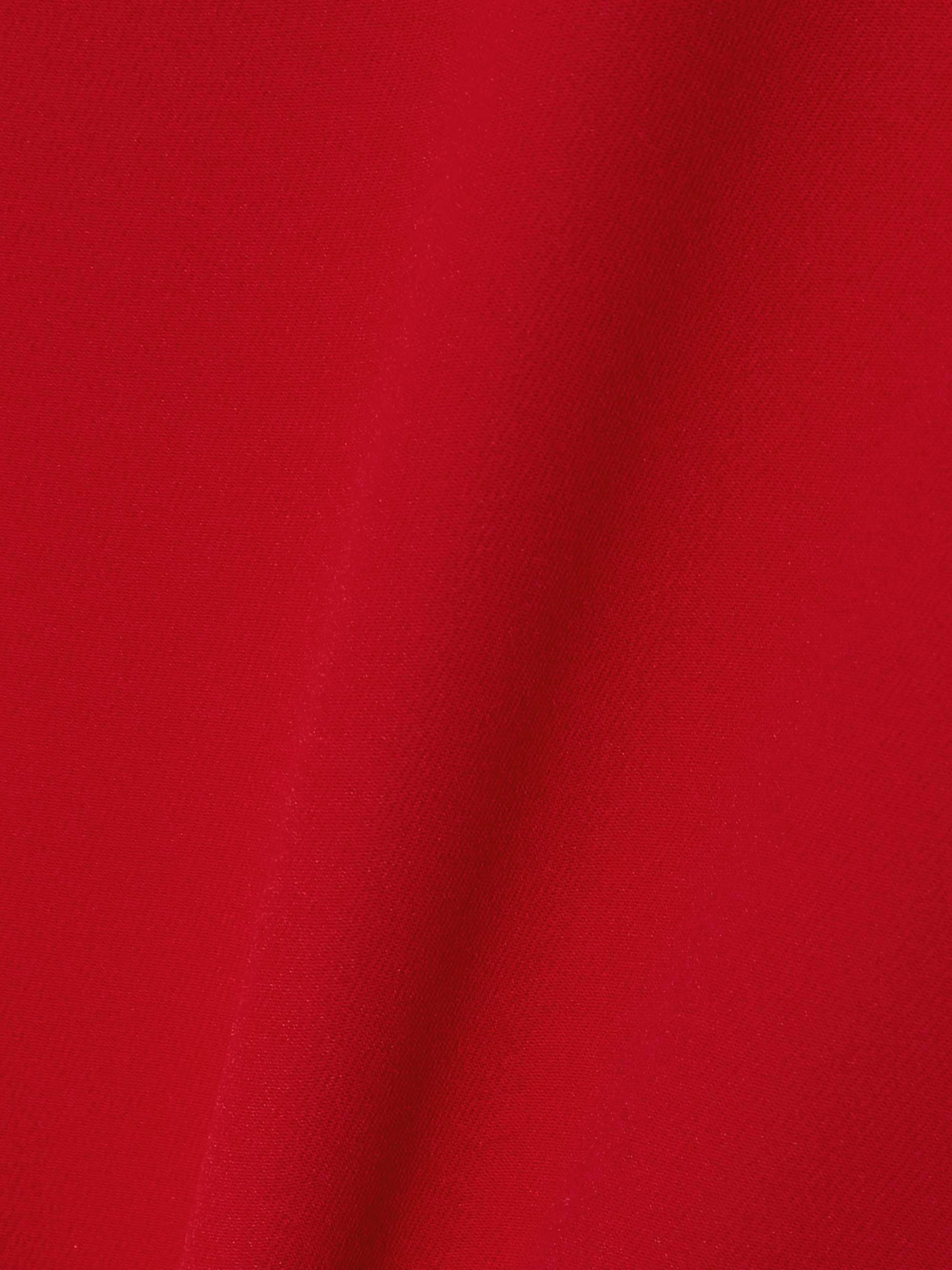 Scarf-detailed crepe midi dress view