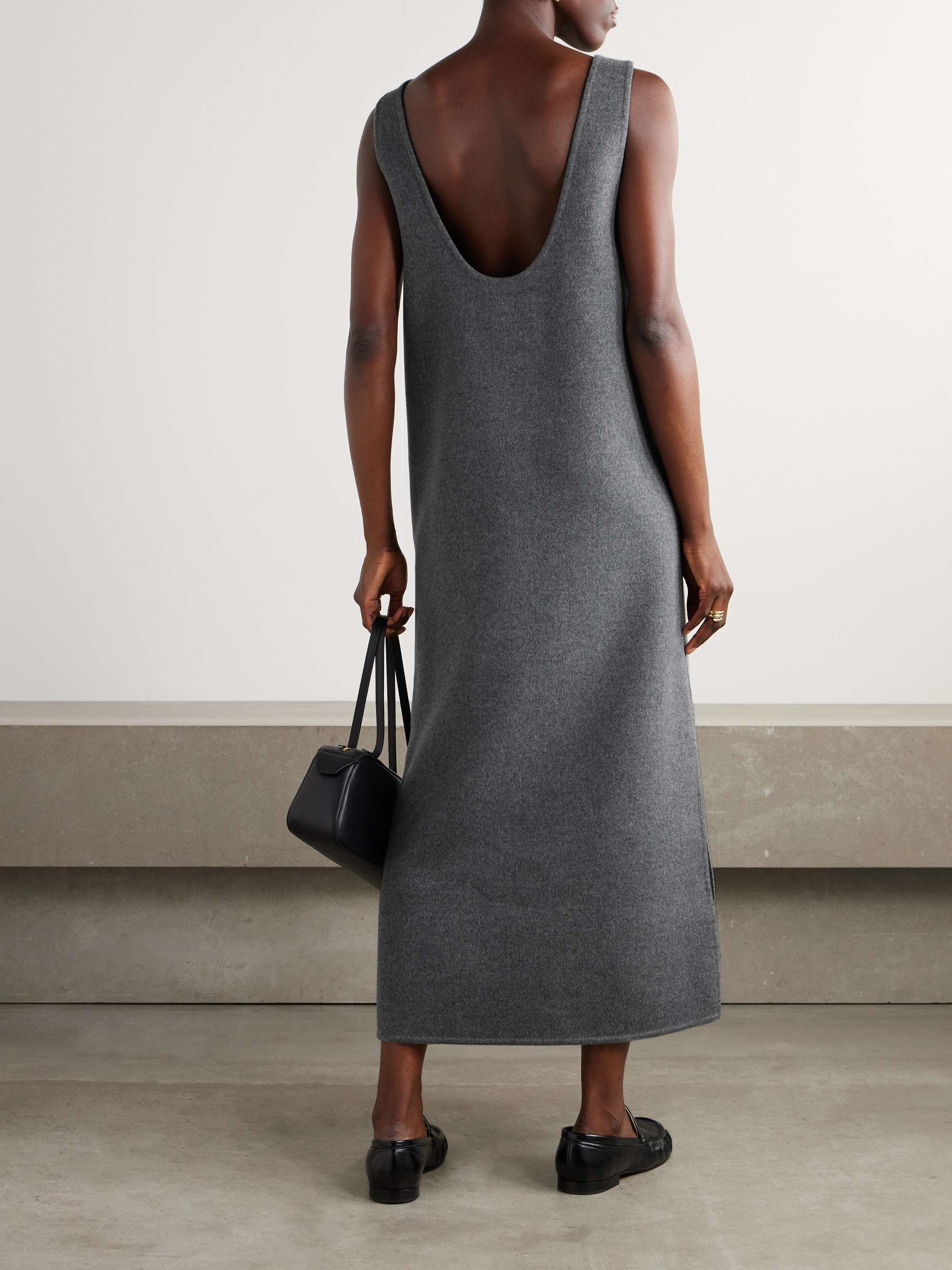 Wool midi dress view