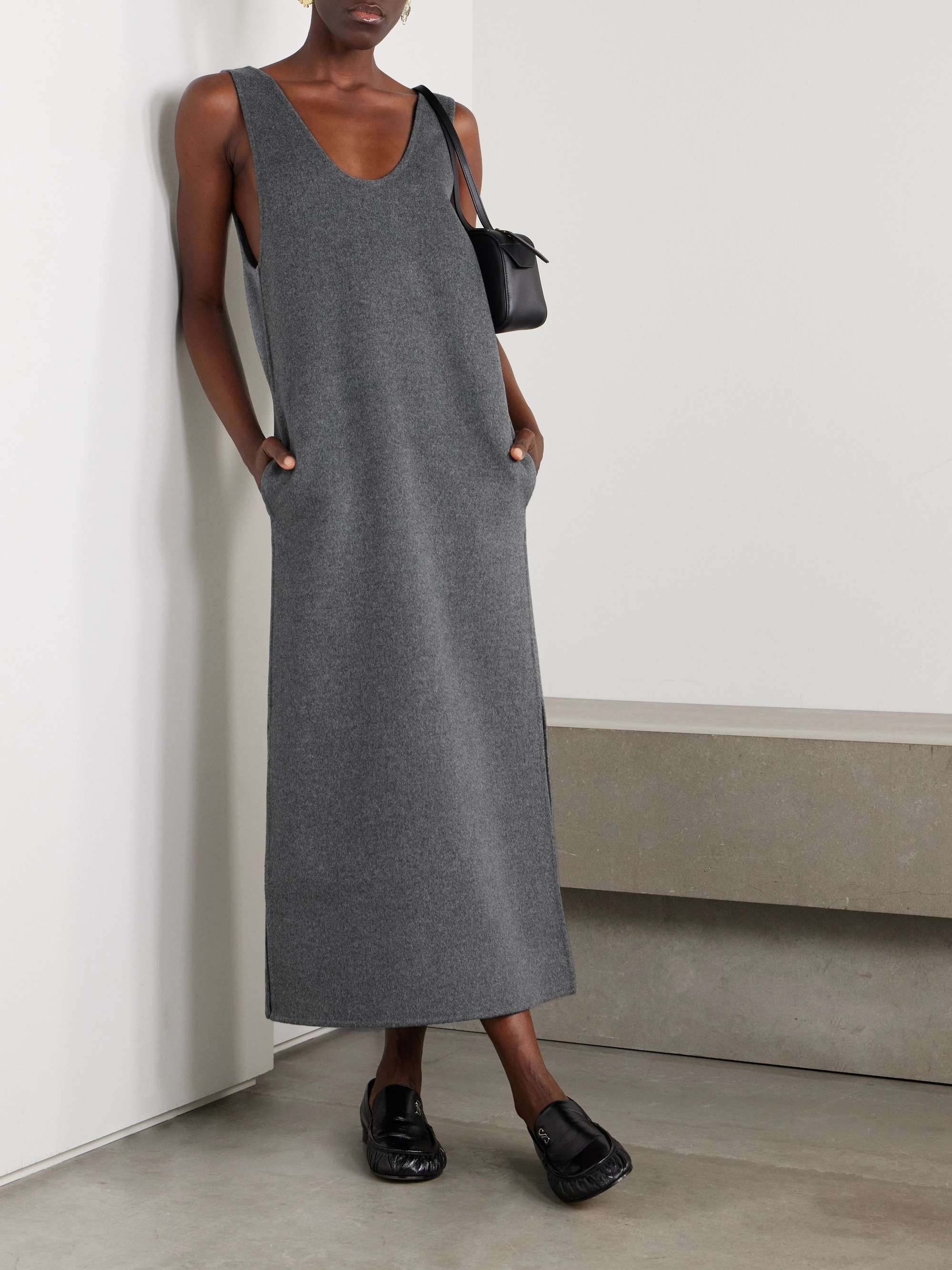 Wool midi dress view