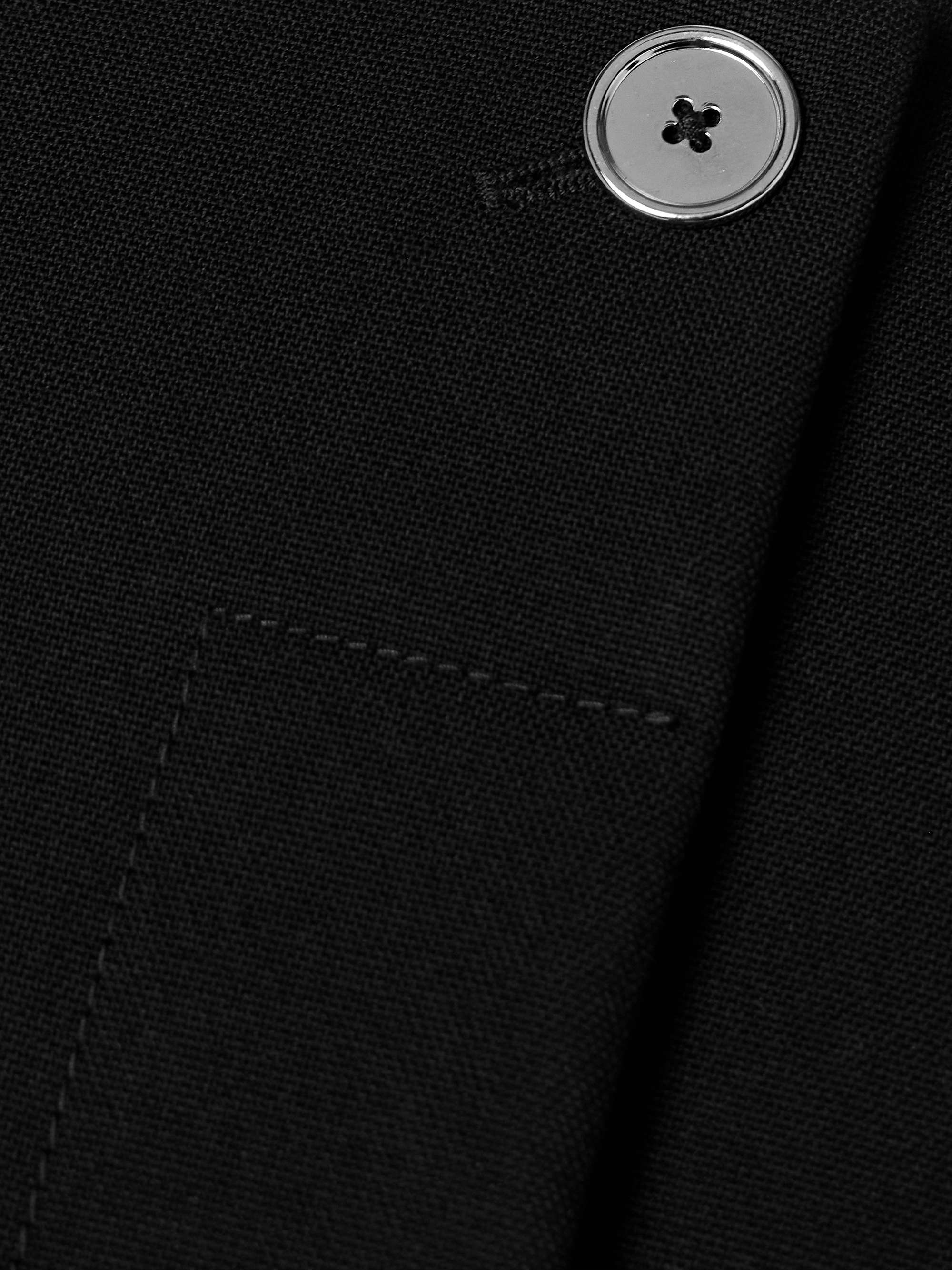 Wool-blend grain de poudre jacket view