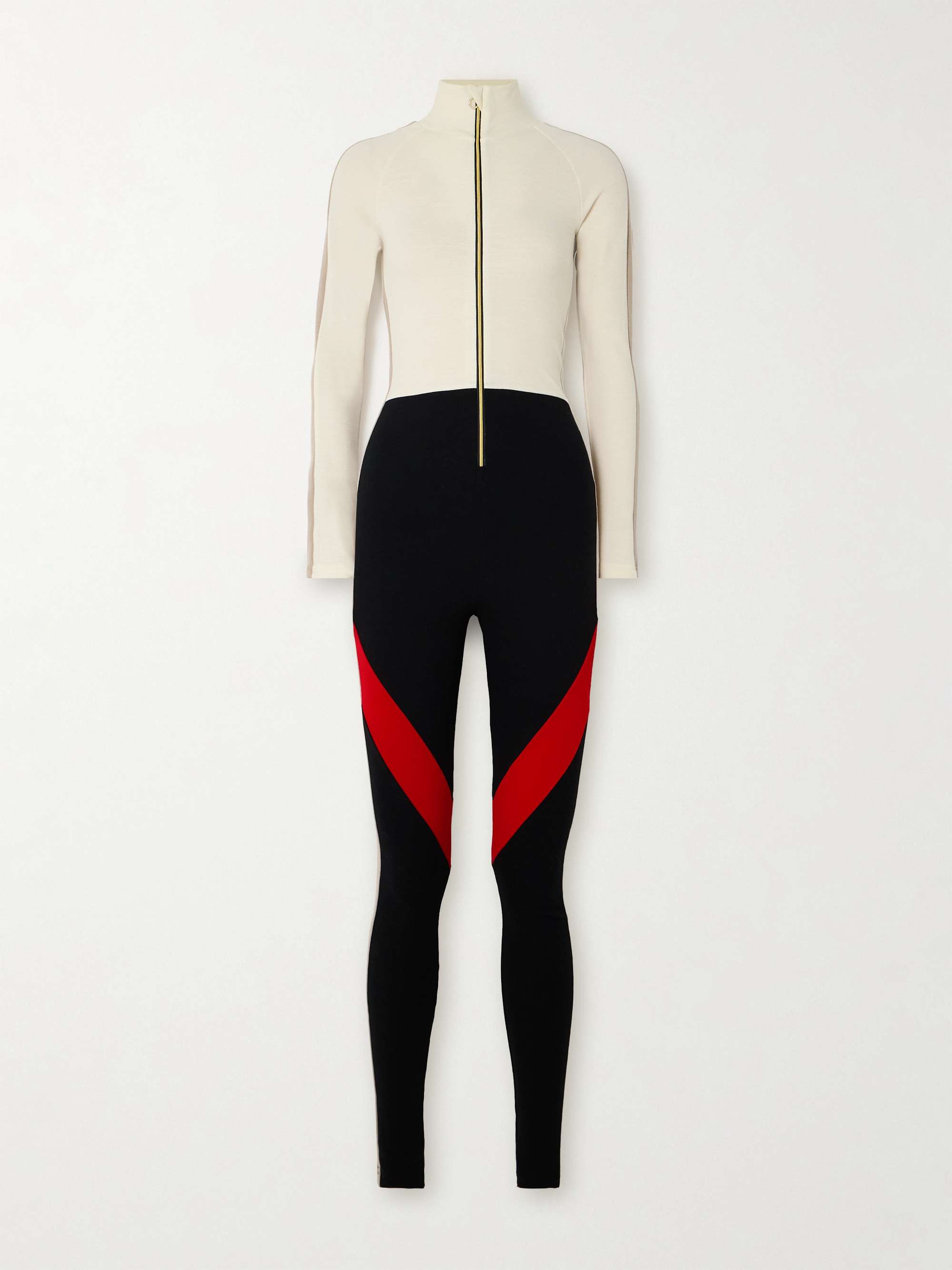 + INUIKII merino wool-blend piqué jumpsuit view