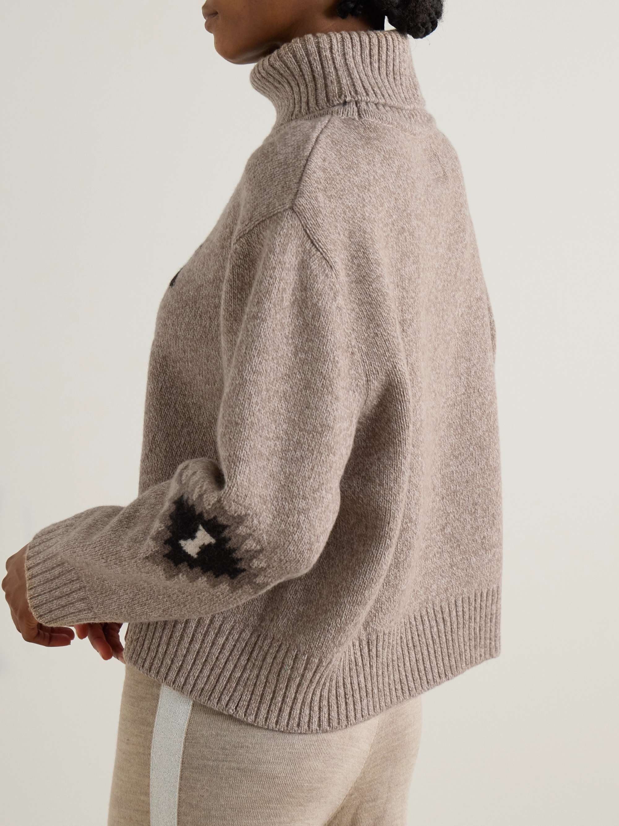 Hovden merino-wool turtleneck sweater view