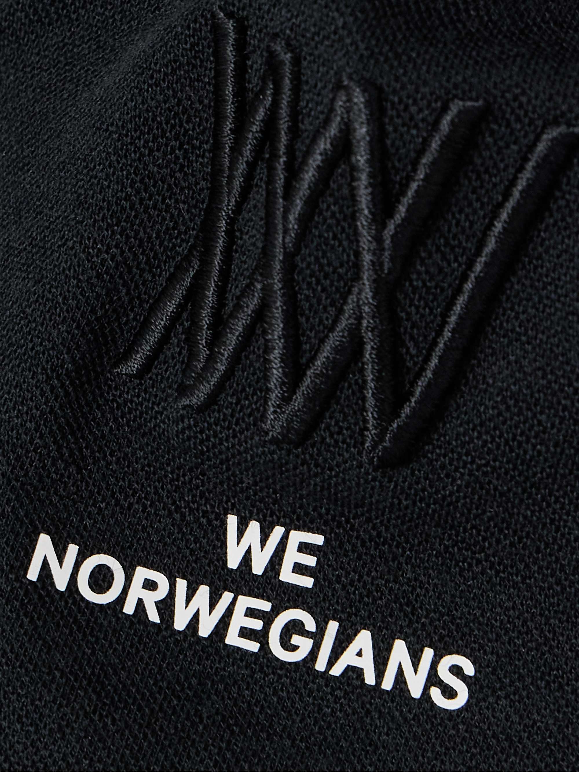Voss merino wool-blend piqué ski top view