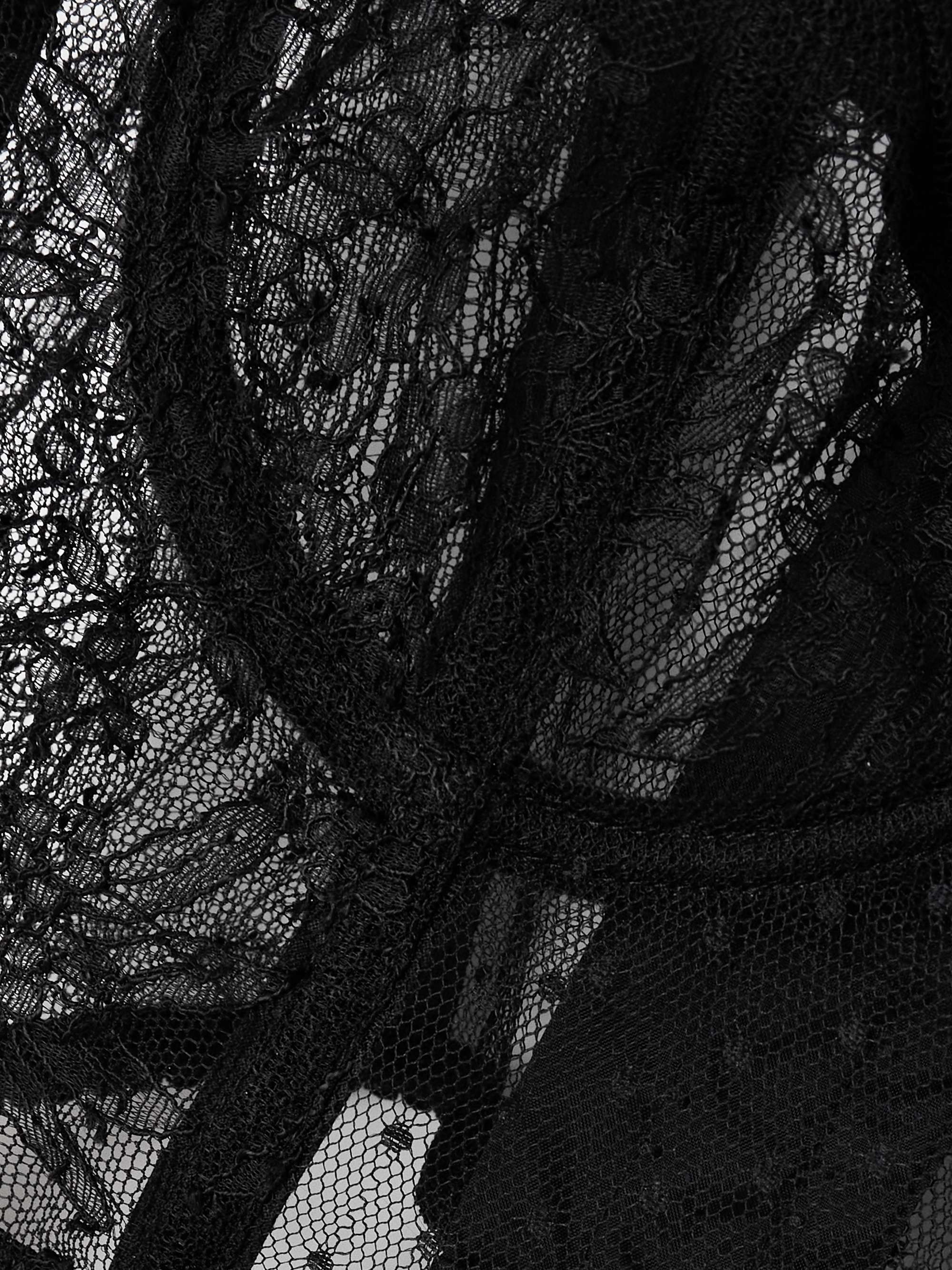 Embroidered tulle underwired bralette view