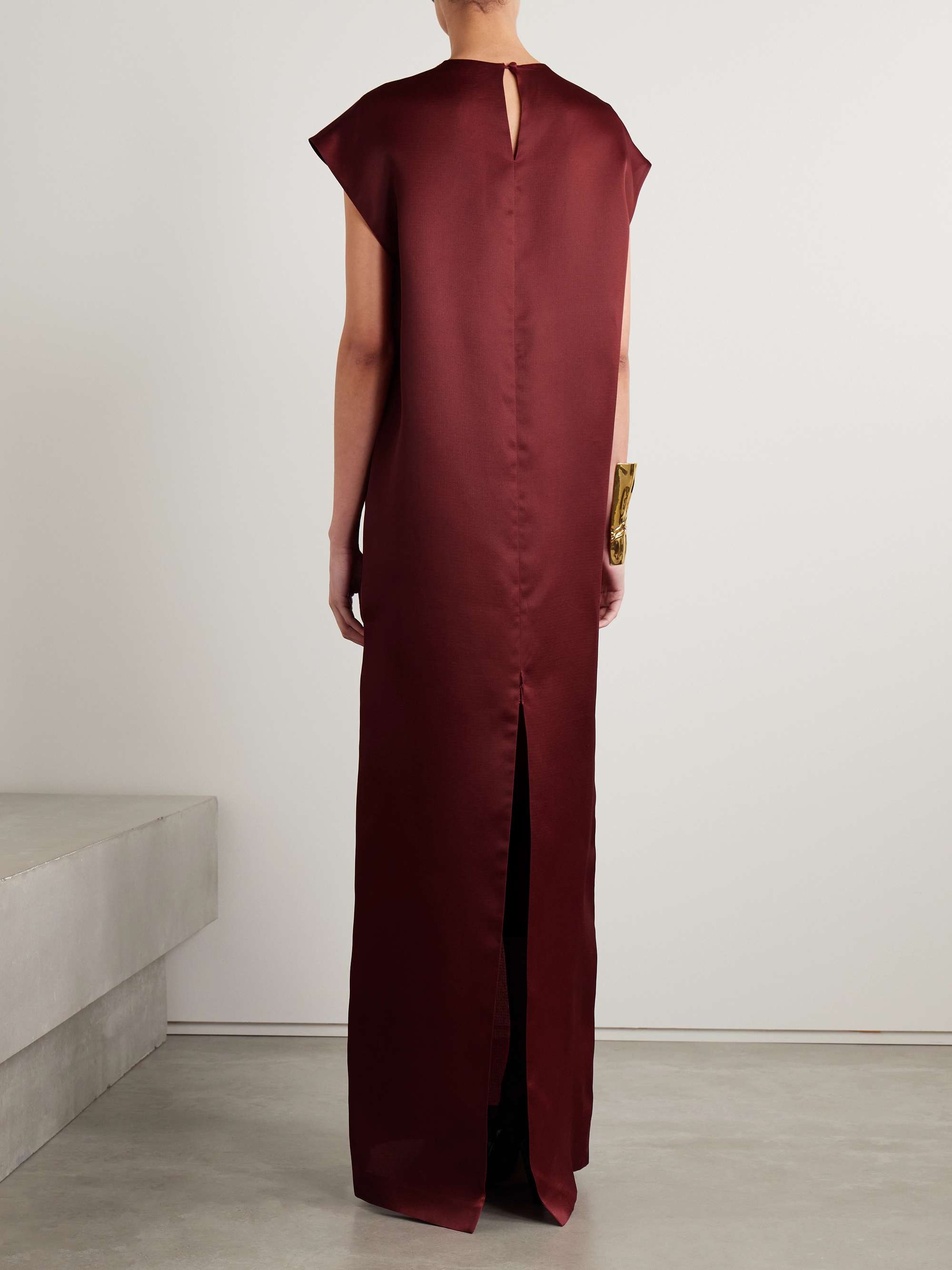 Lohan silk-gazar maxi dress view