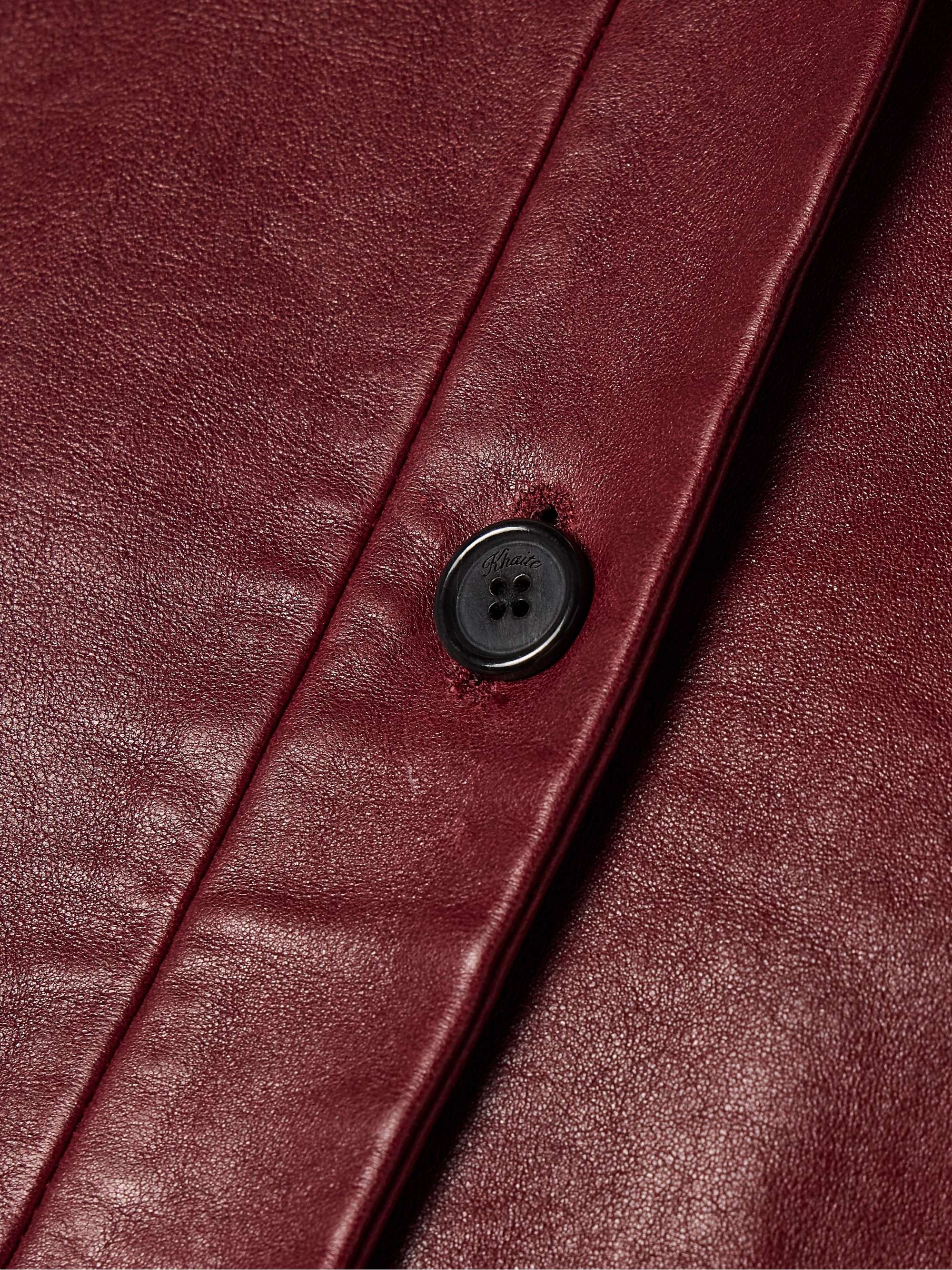 Sue cropped leather jacket view