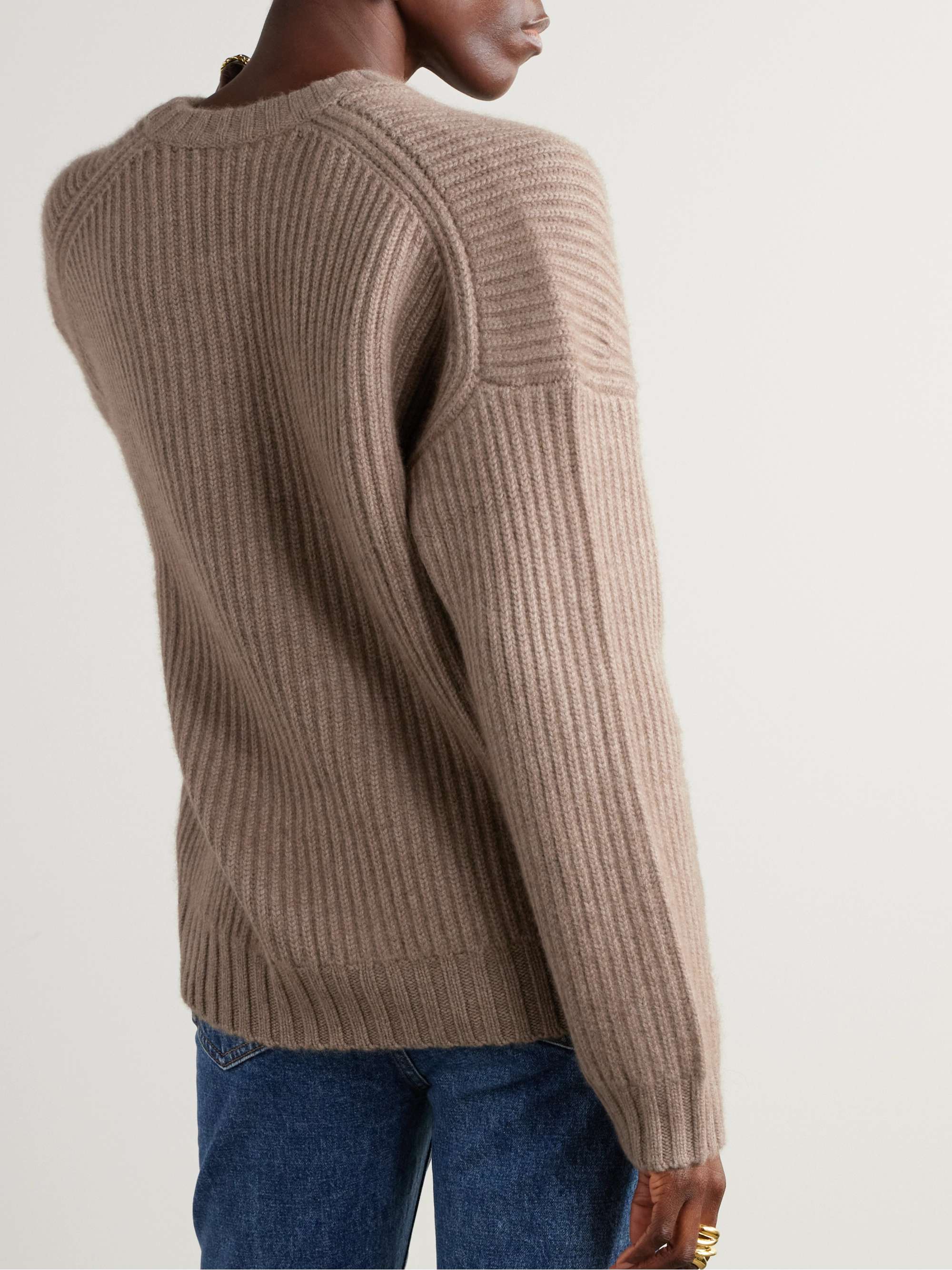 Manuela ribbed cashmere sweater view