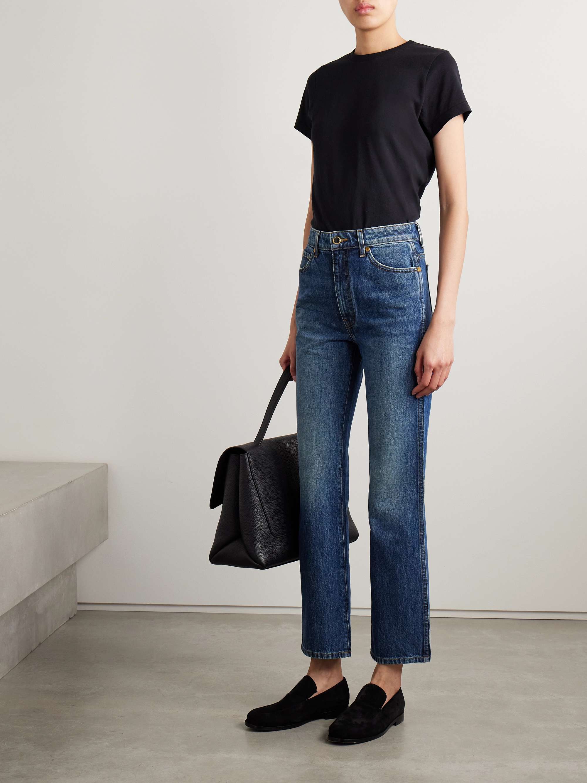 Abigail high-rise straight-leg jeans view