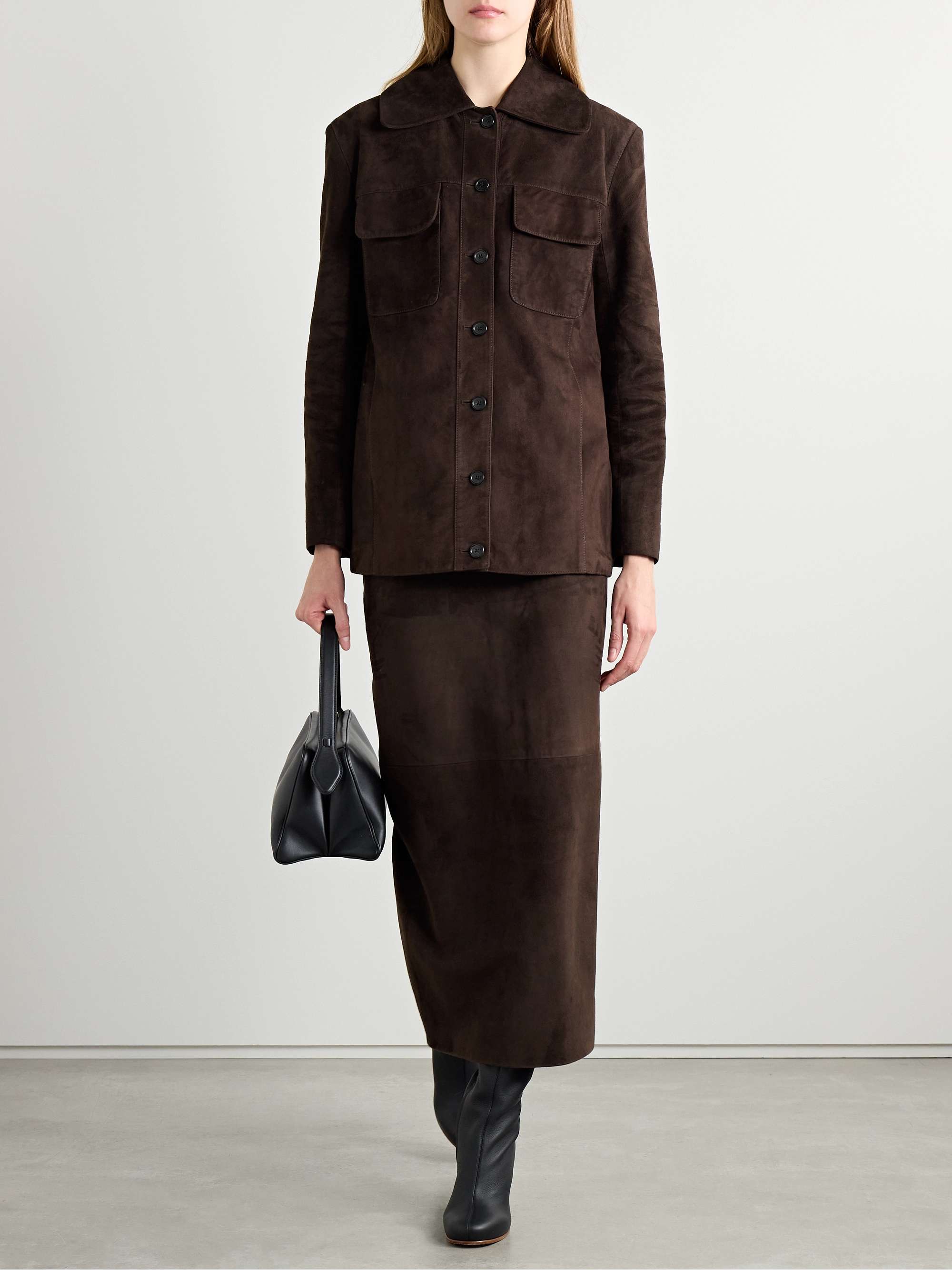 Iana suede jacket view