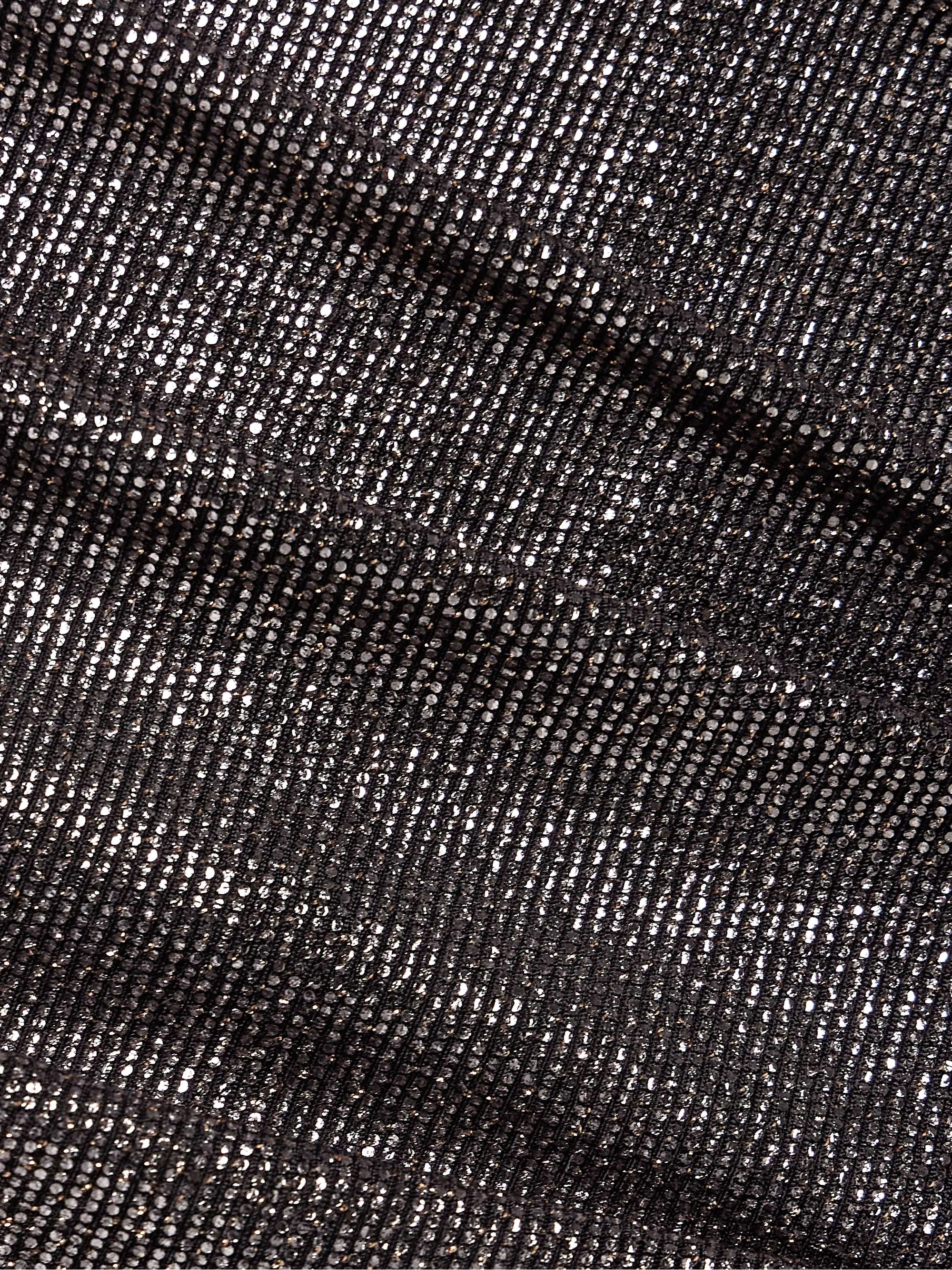 Britany ruched metallic stretch-jersey mini dress view