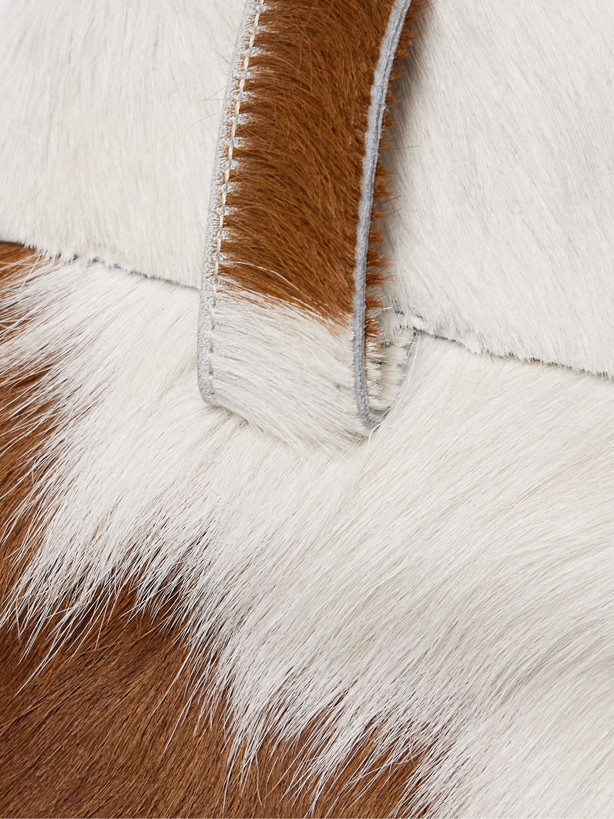 Highlands paneled calf hair wide-leg pants view