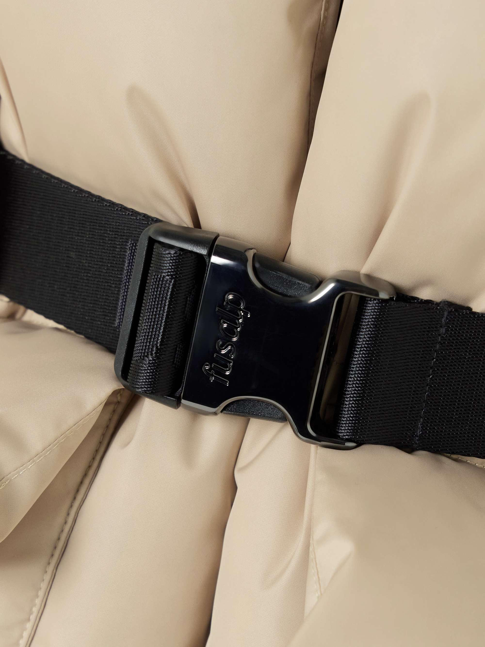 Leather straight-leg pants view