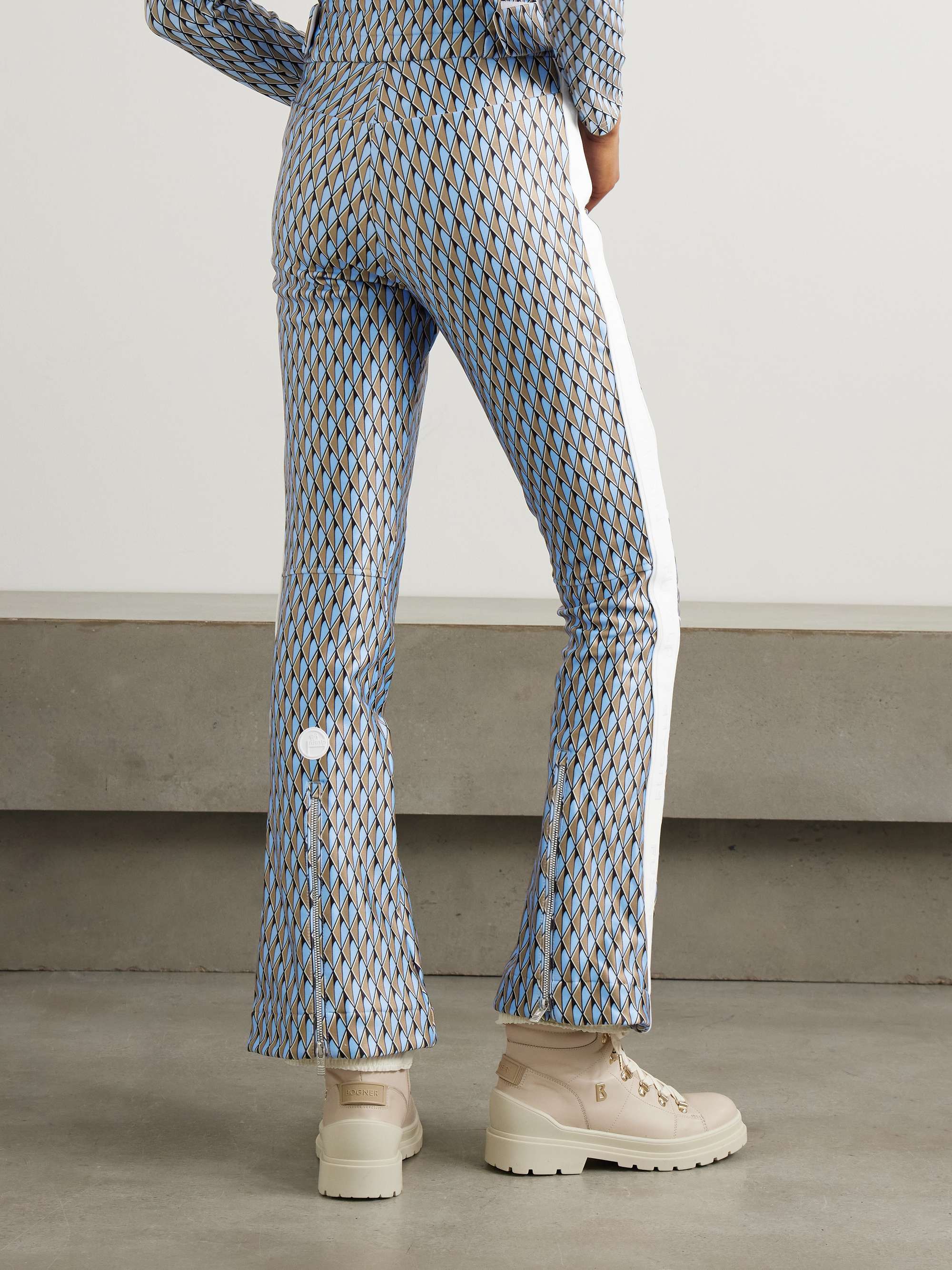 Celia printed bootcut ski pants view
