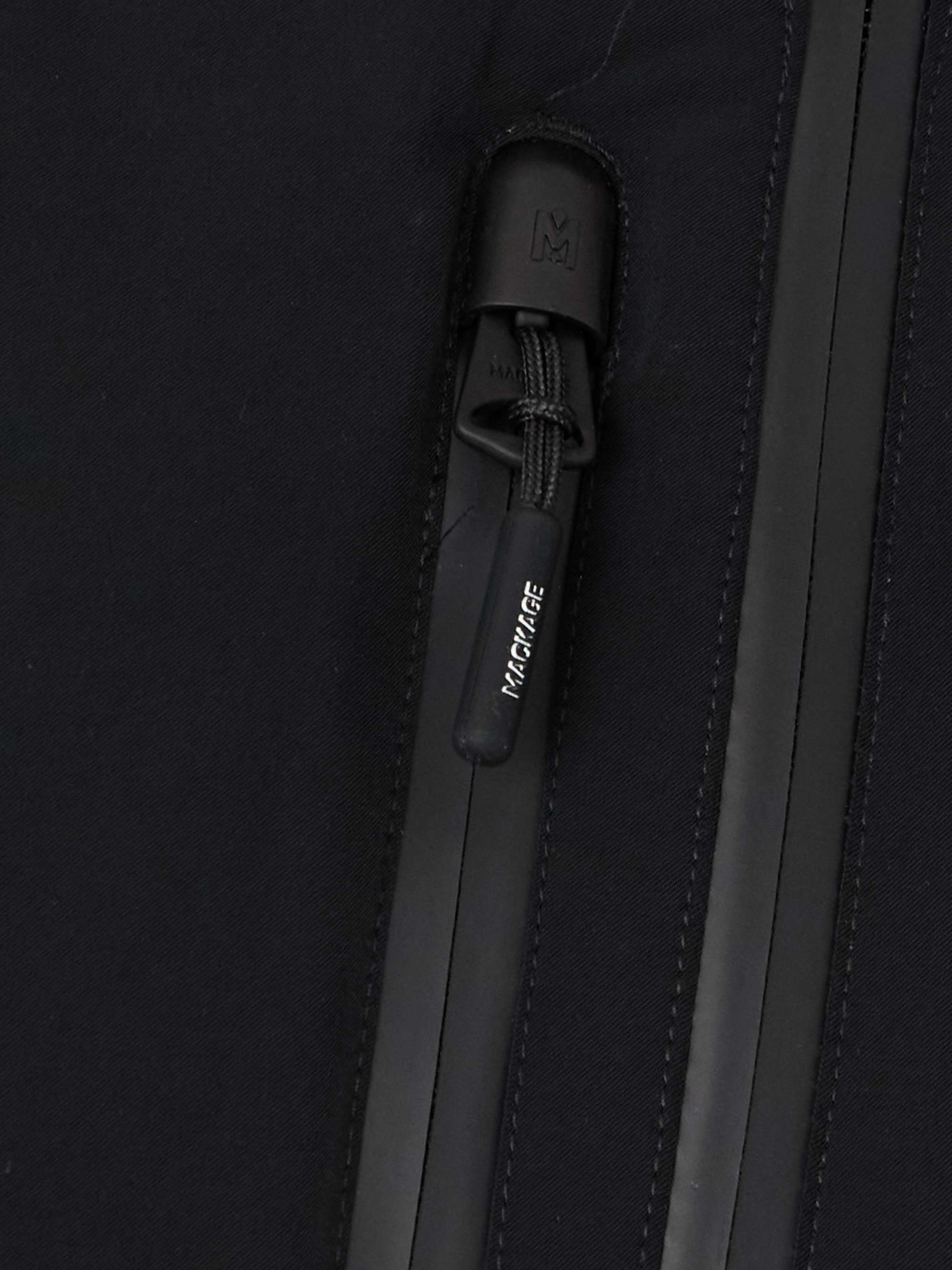 Paneled ski jacket view