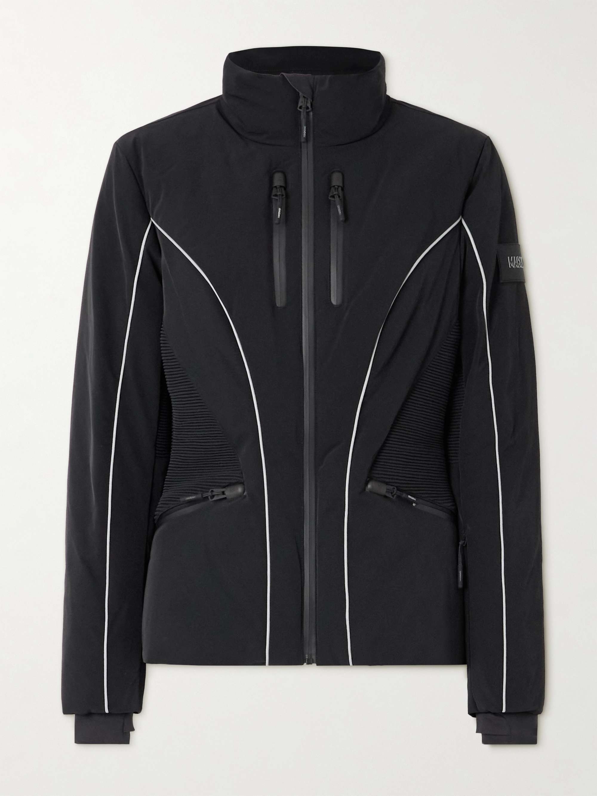 Paneled ski jacket view