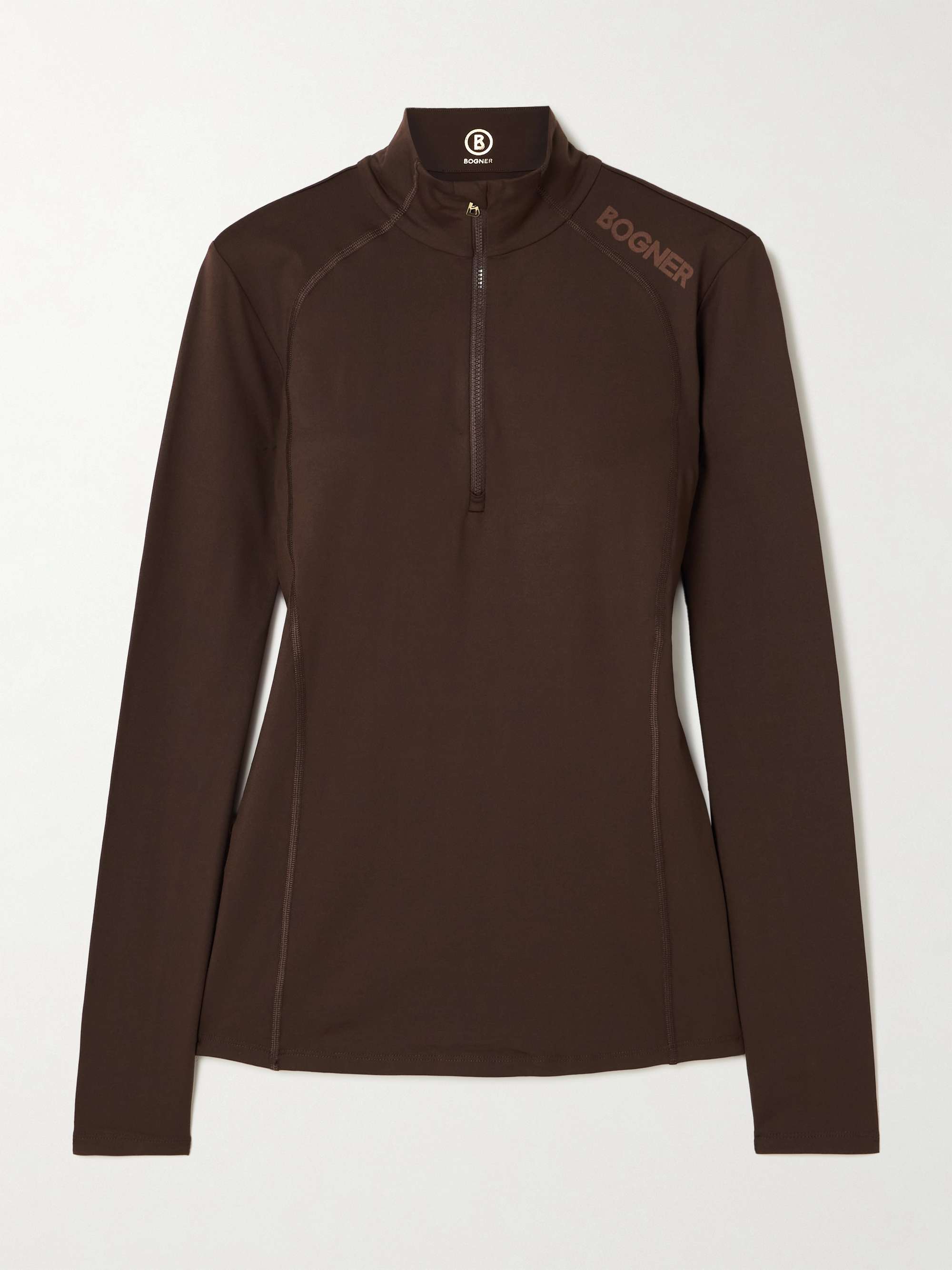 Medita stretch-jersey turtleneck top view