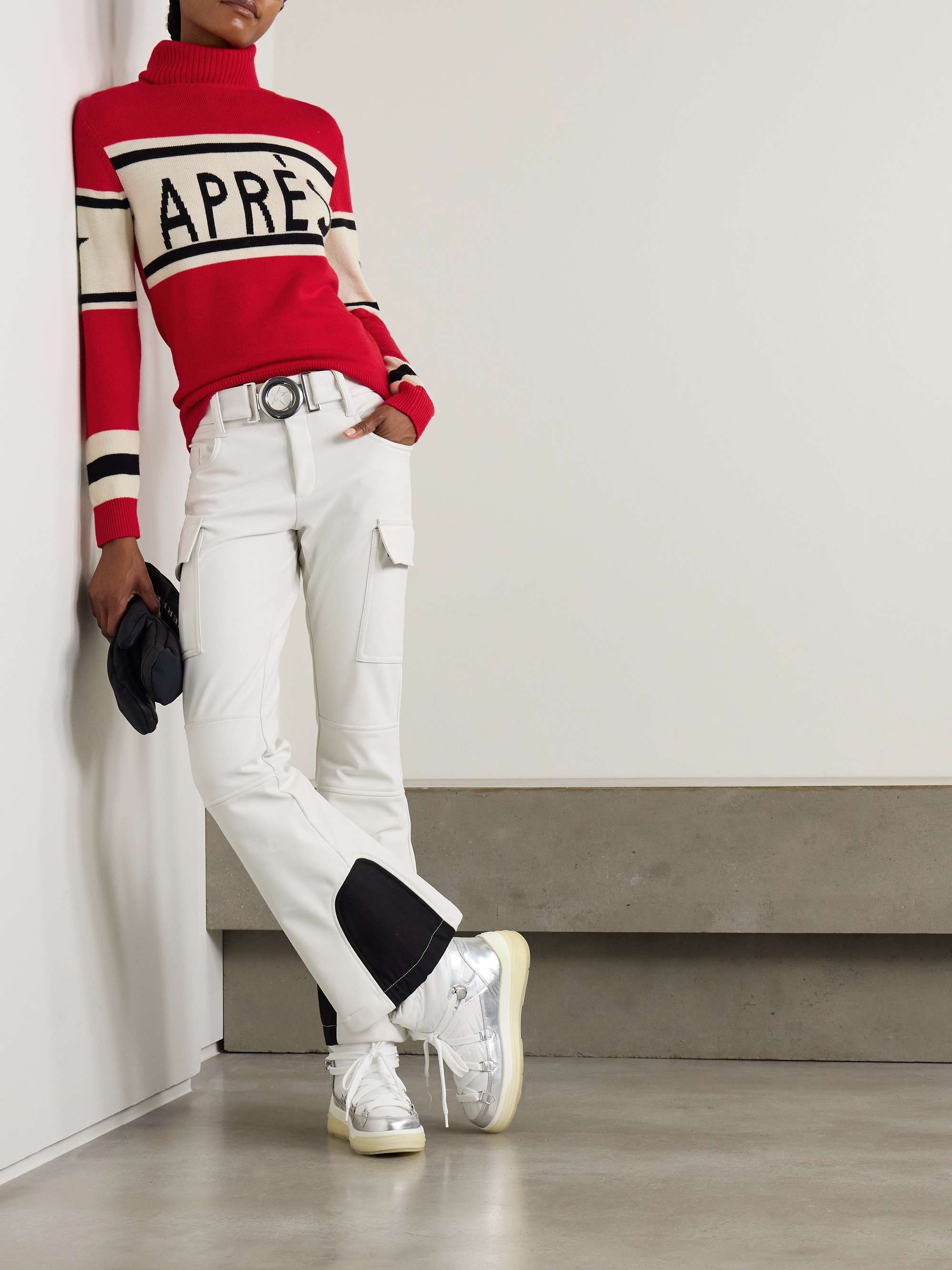 Schild intarsia merino wool turtleneck sweater view