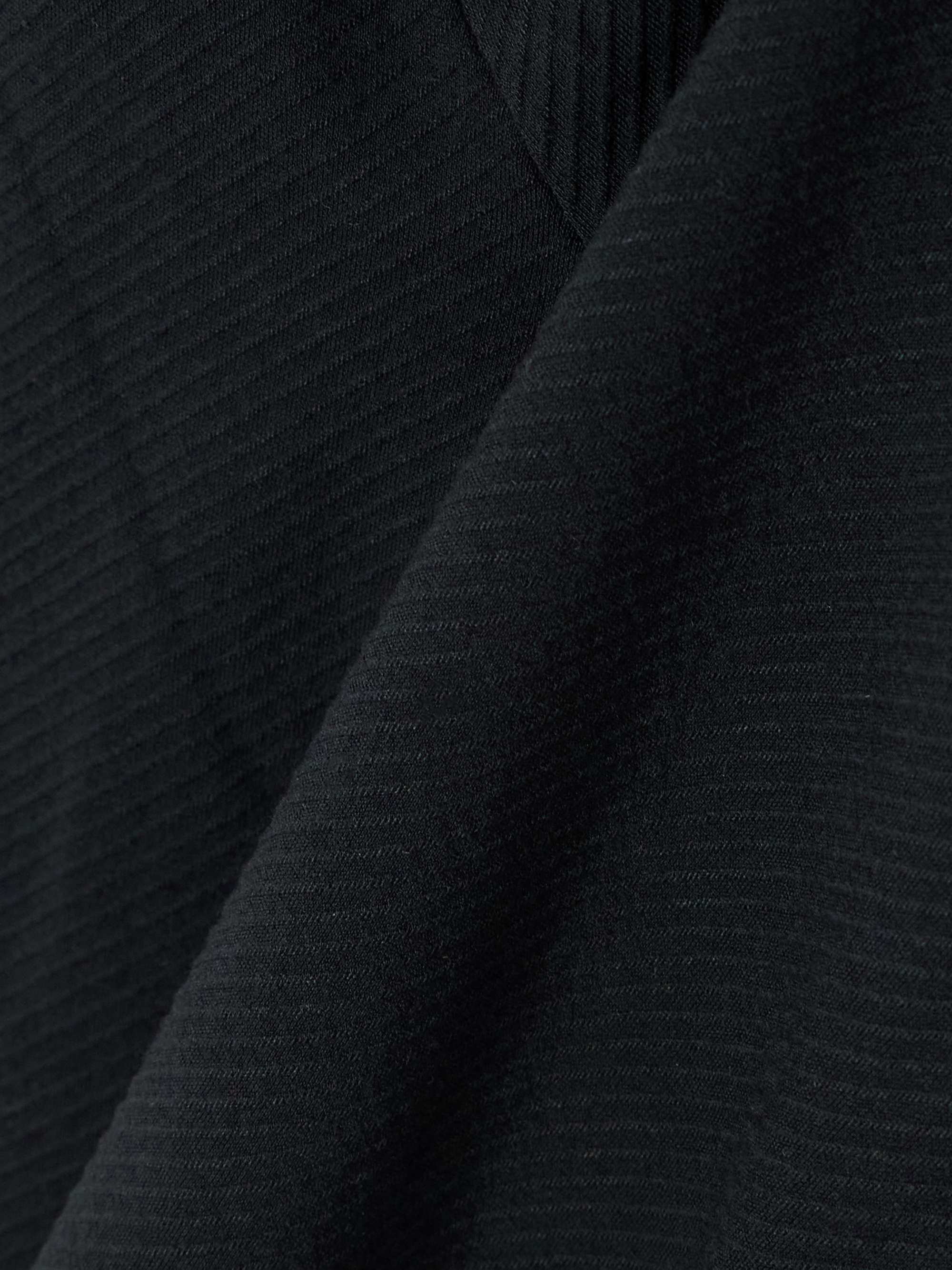 Ribbed thermal modal-blend turtleneck top view