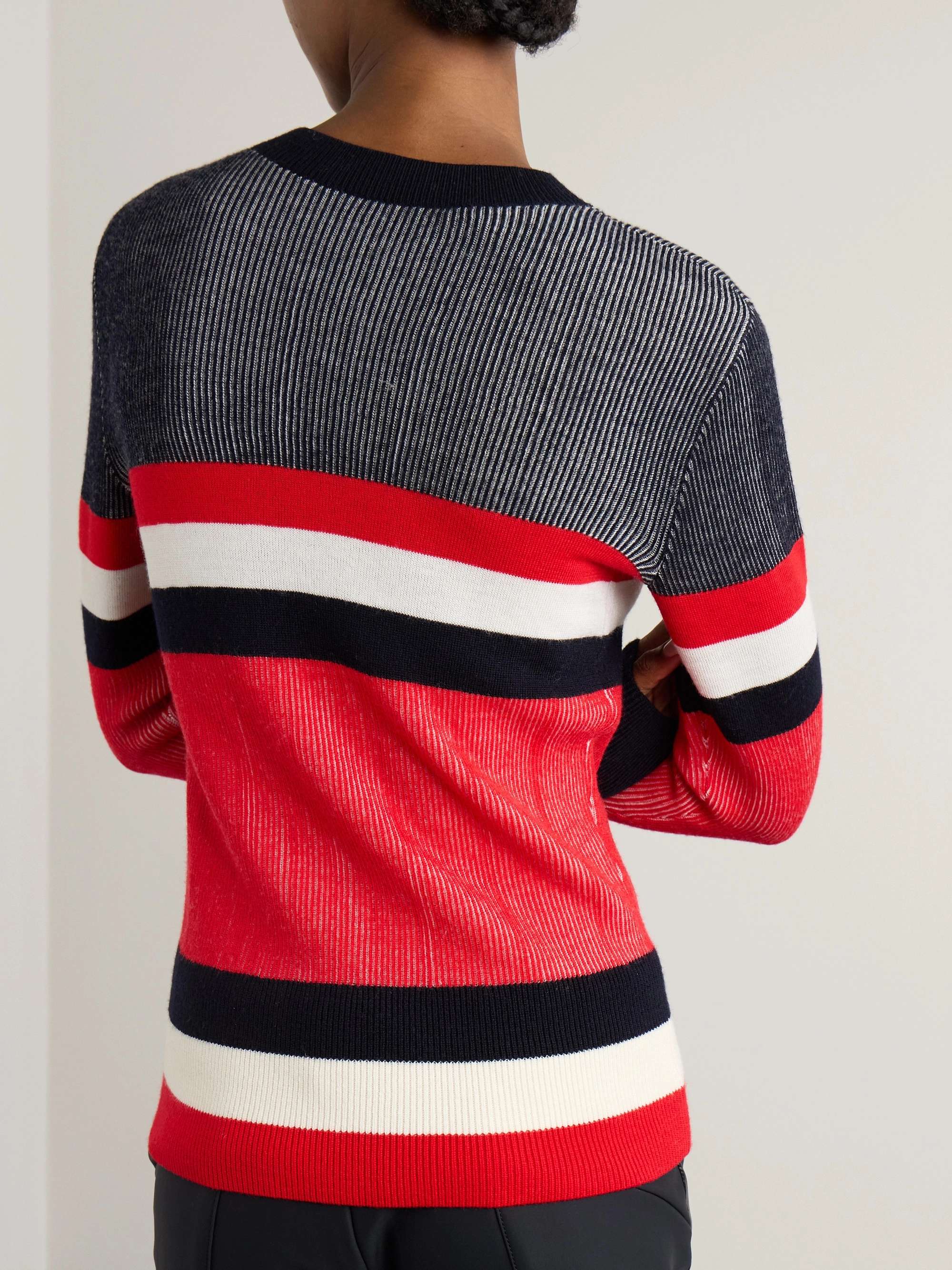 Evie intarsia merino wool sweater view