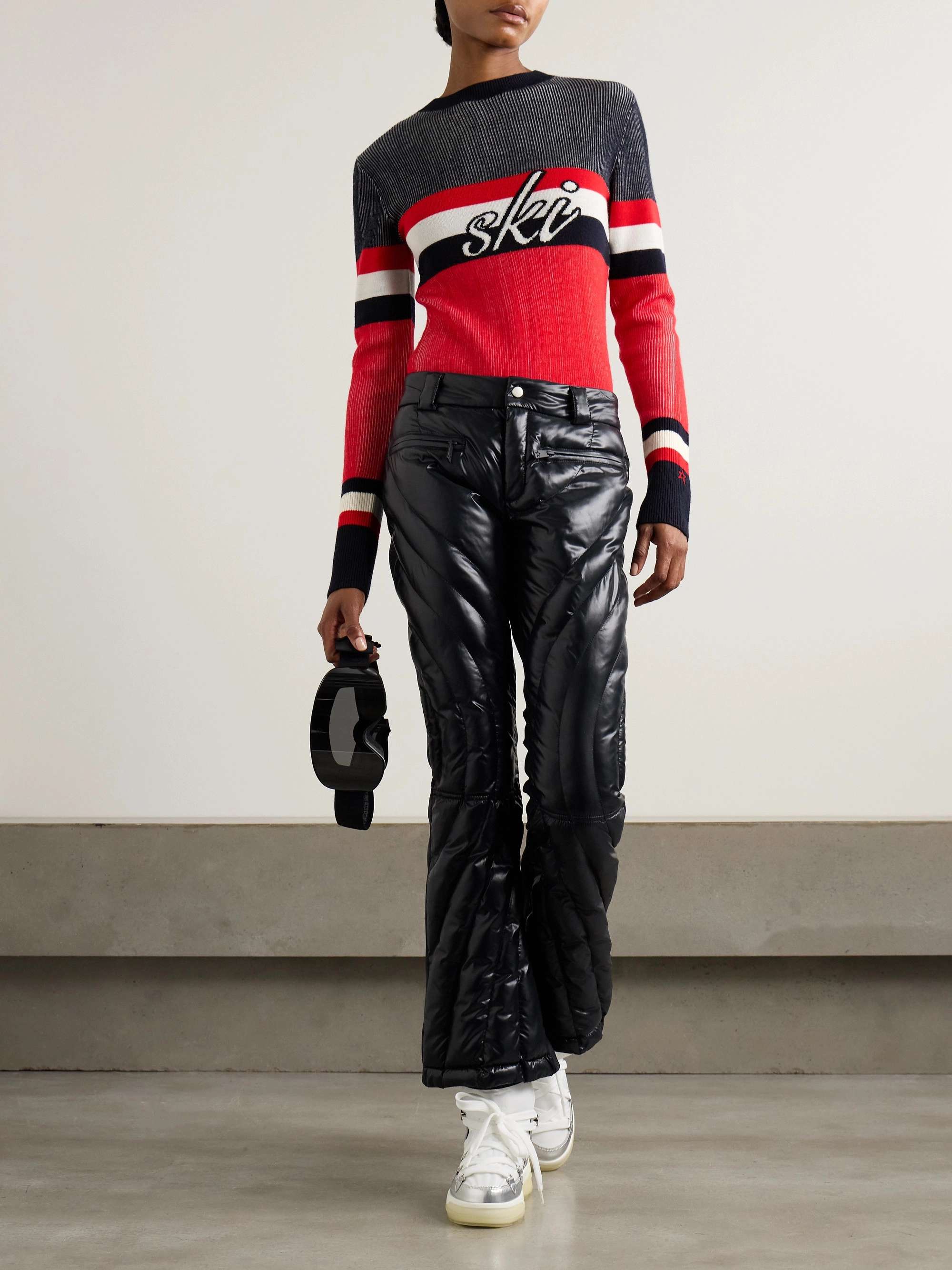 Evie intarsia merino wool sweater view